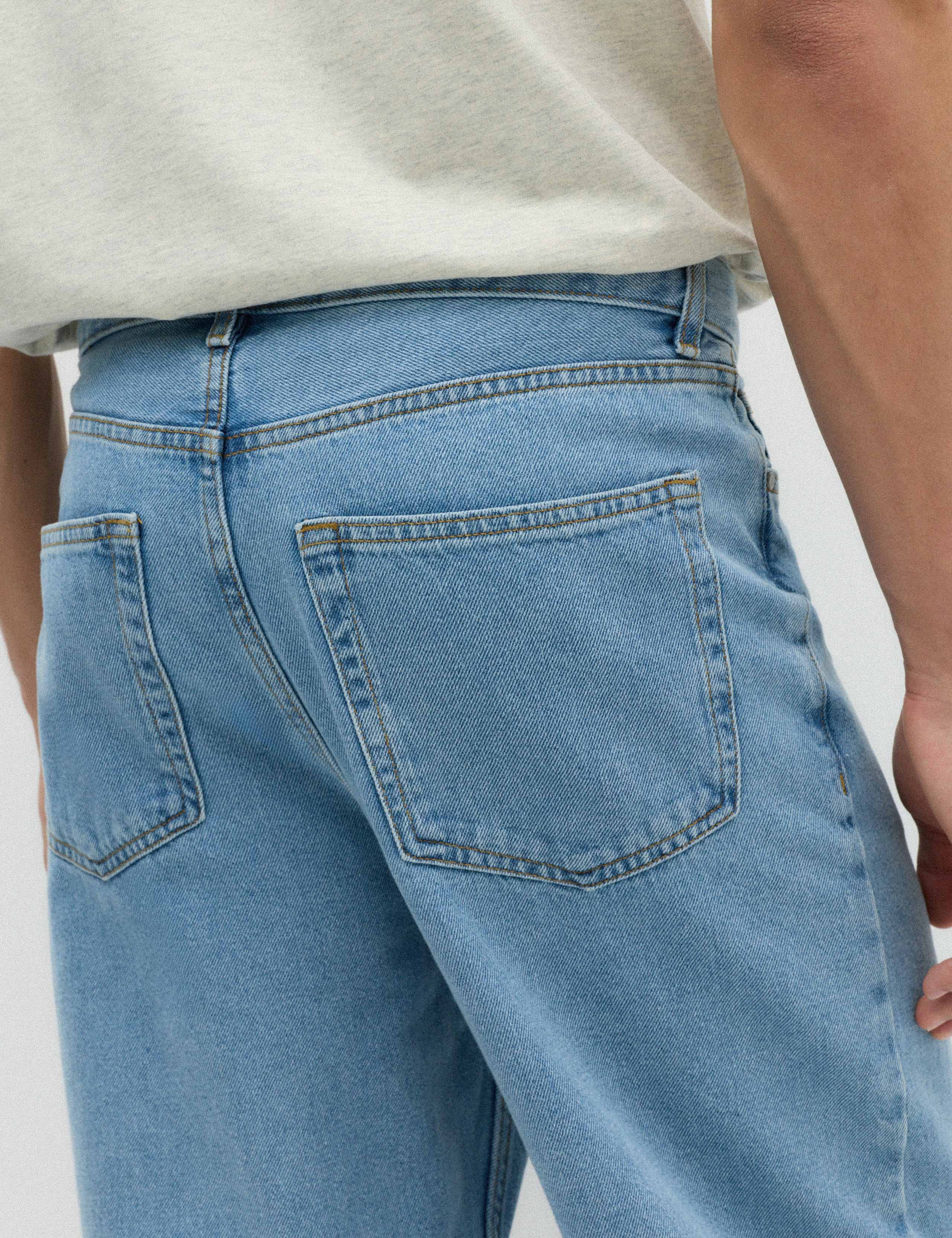 Loose Fit Pure Cotton Rigid Value Jeans 4 of 8