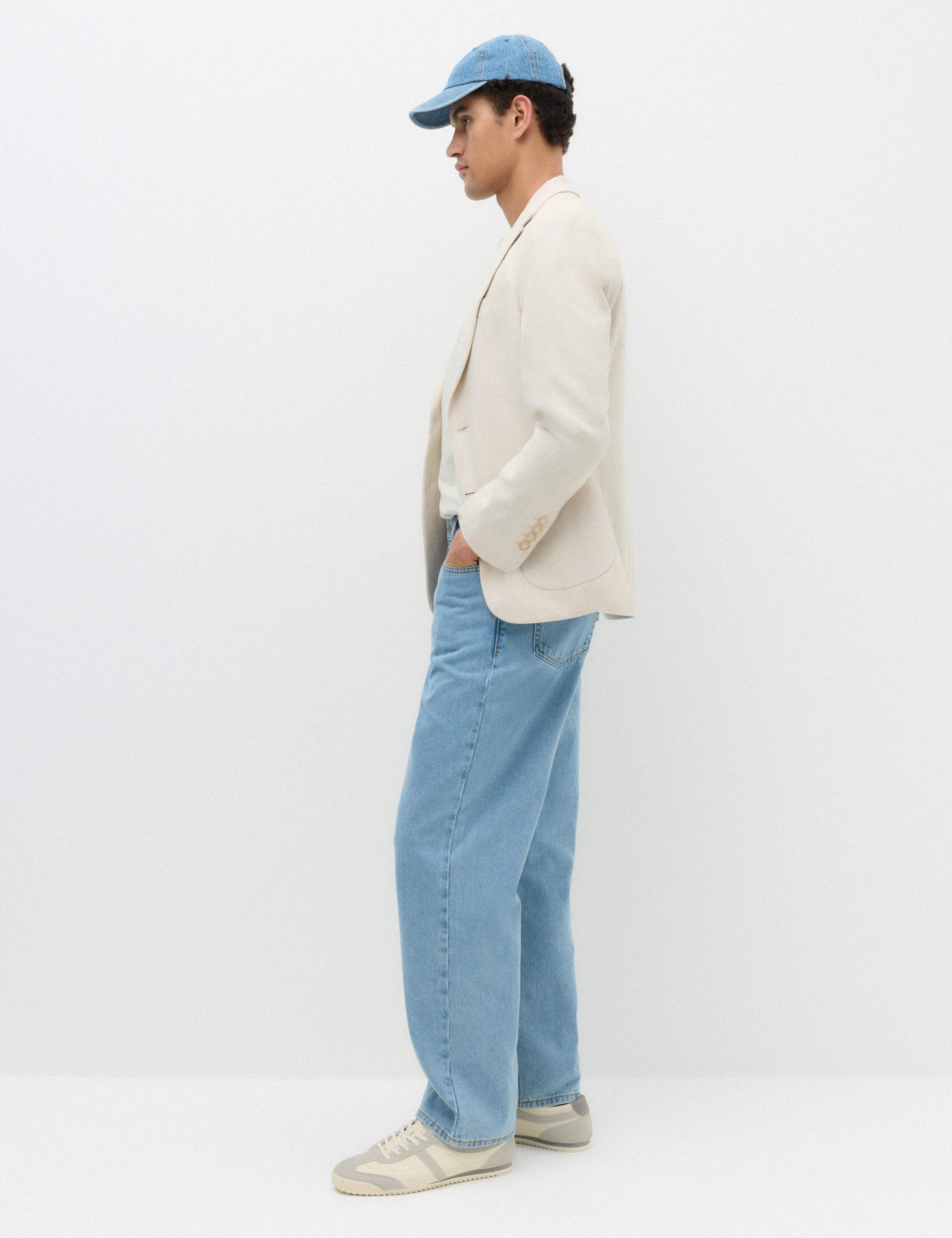 Loose Fit Pure Cotton Rigid Value Jeans 5 of 8