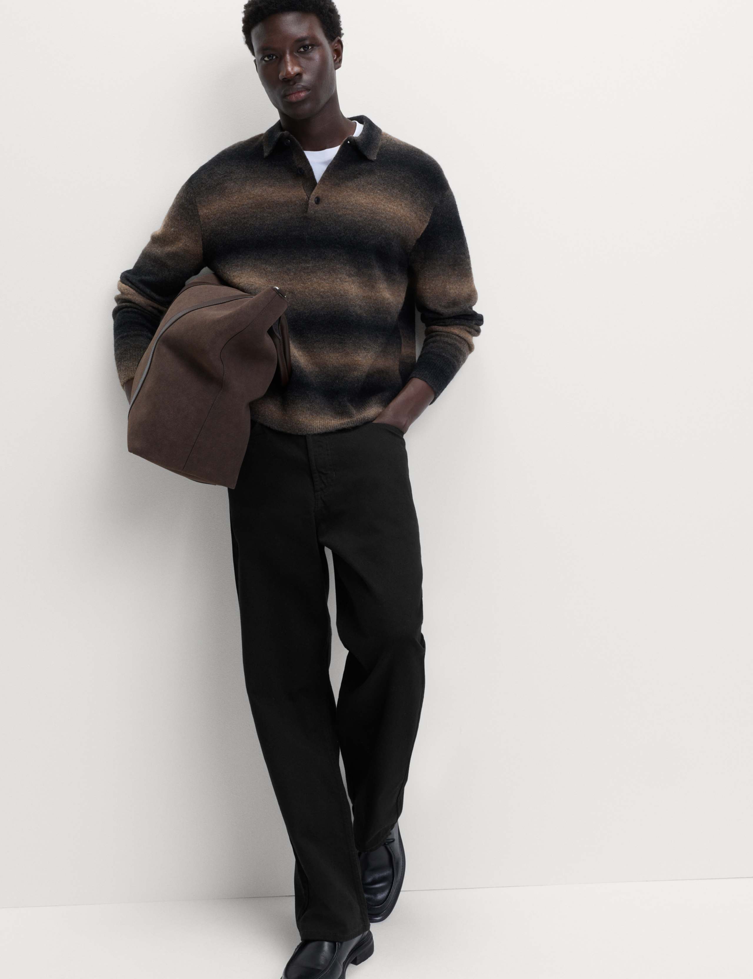 Loose Fit Pure Cotton Rigid Jeans 4 of 5