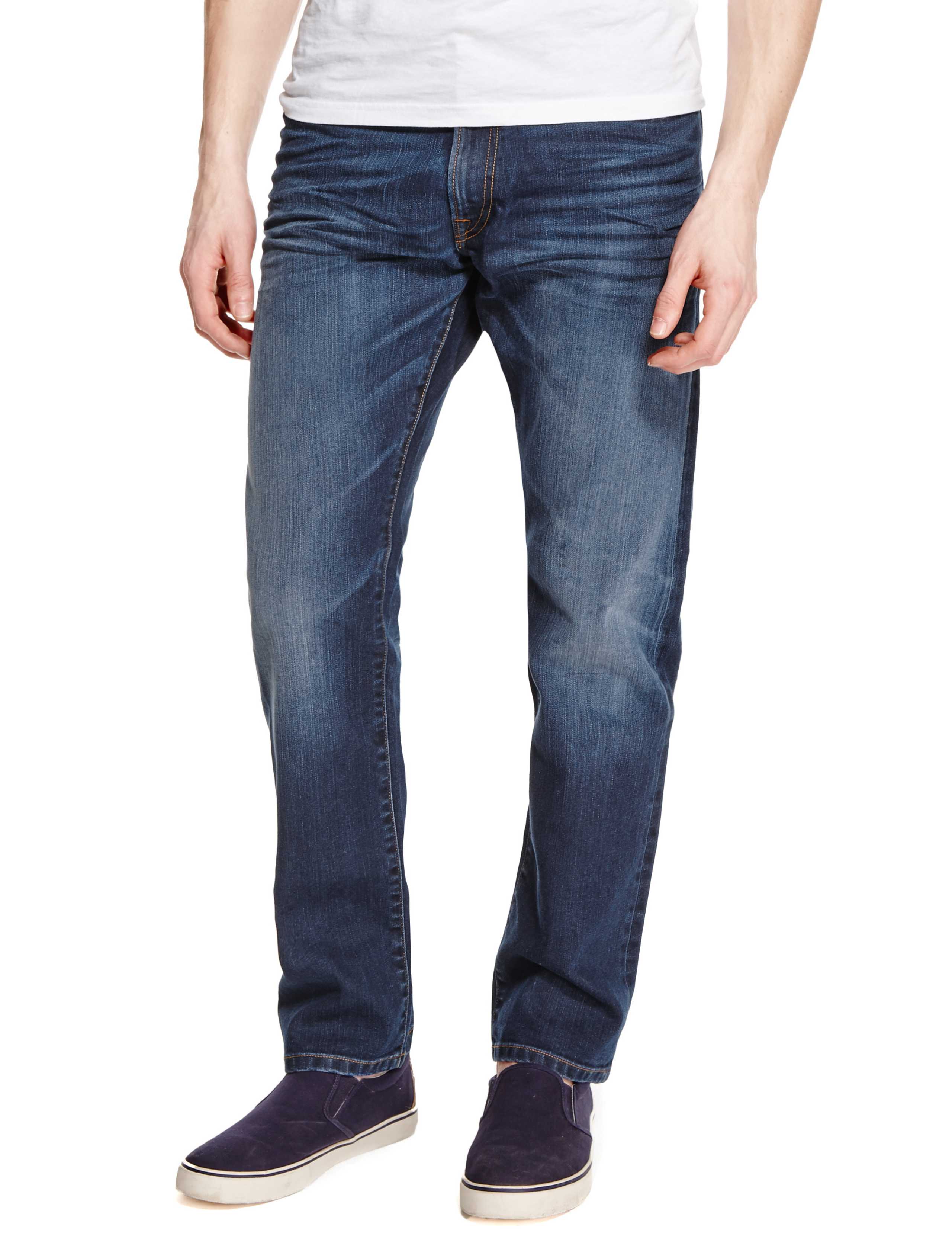 Relaxed Fit Stretch Jeans 1 of 4