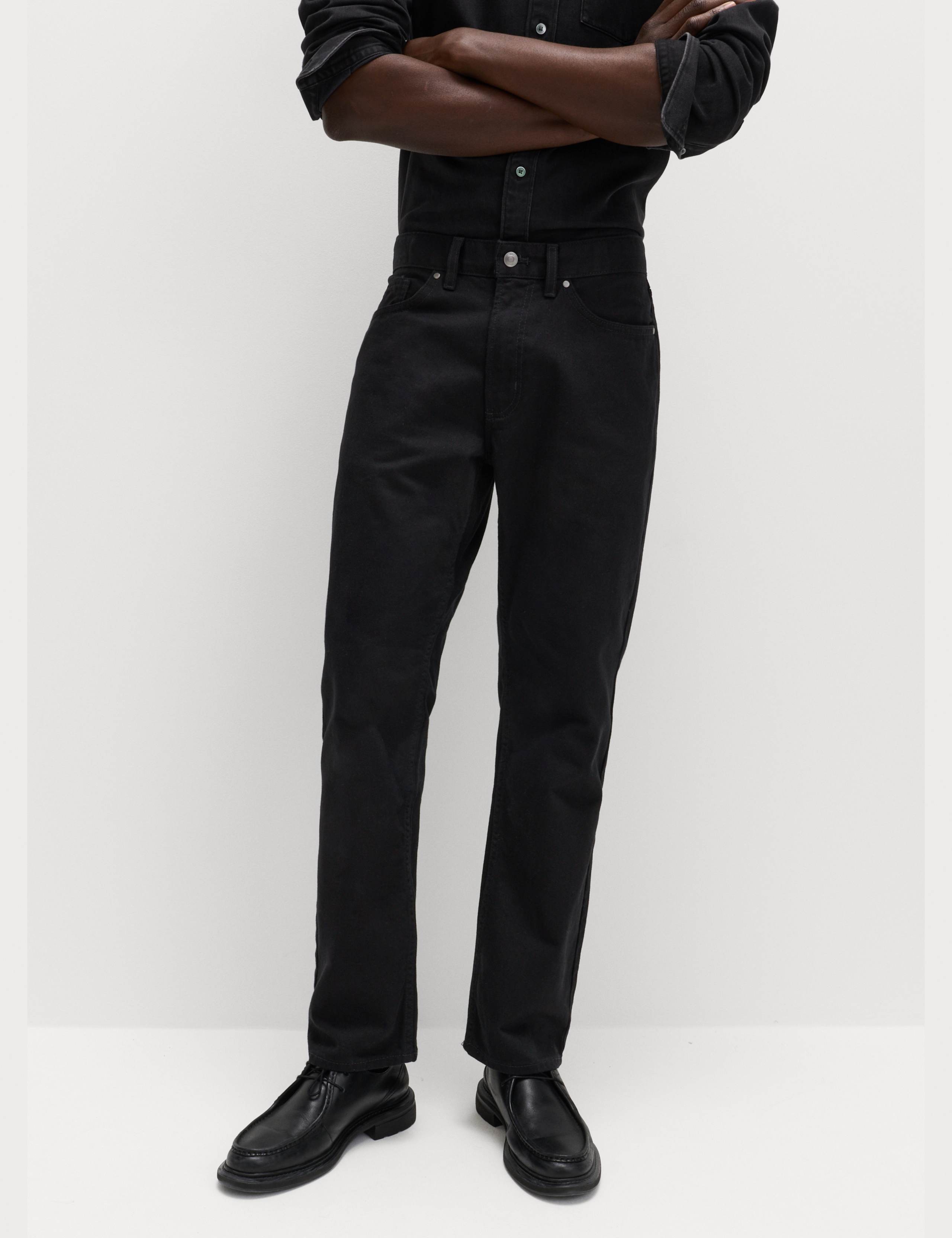 Straight Fit Pure Cotton Value Jeans 1 of 7