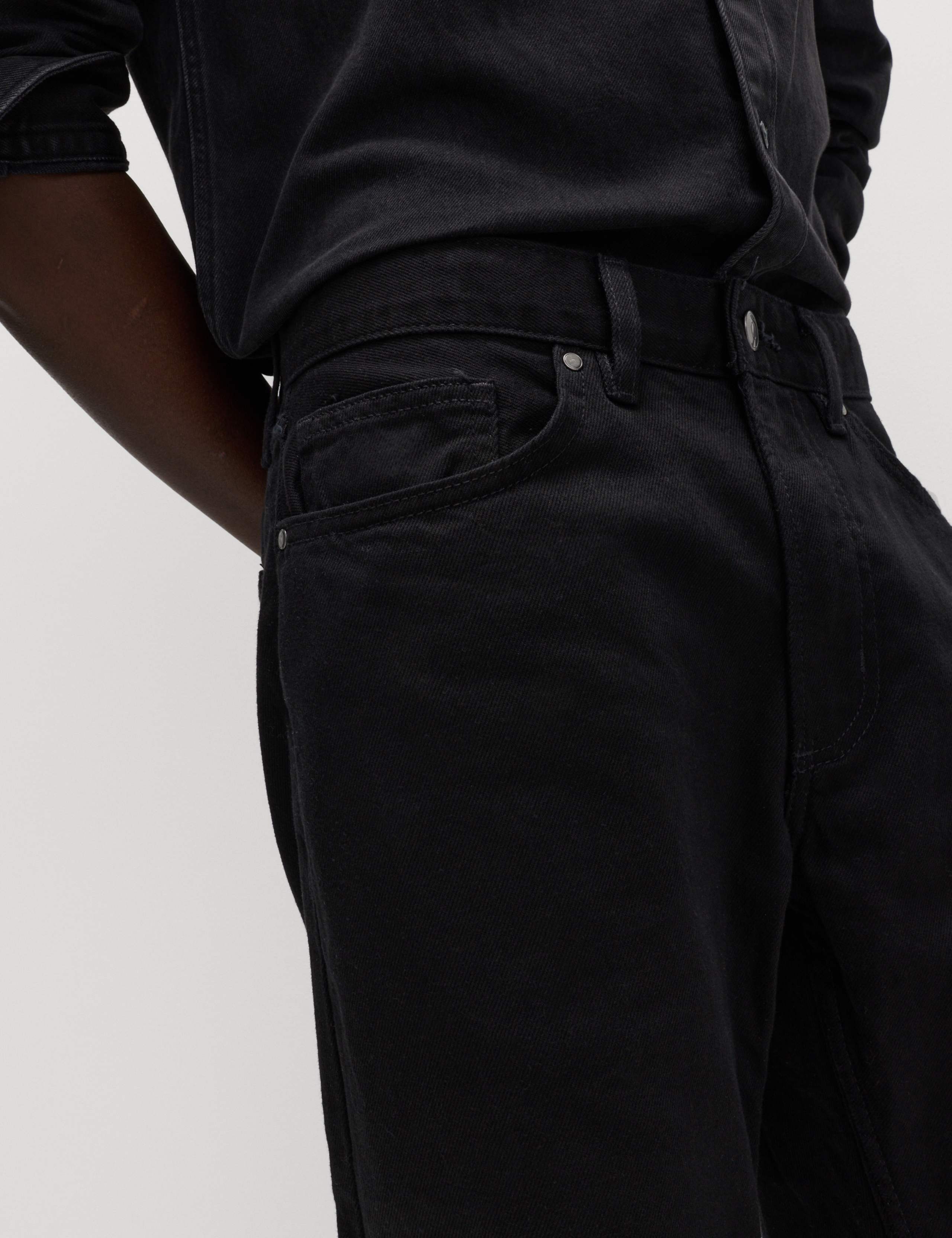 Straight Fit Pure Cotton Jeans 3 of 6