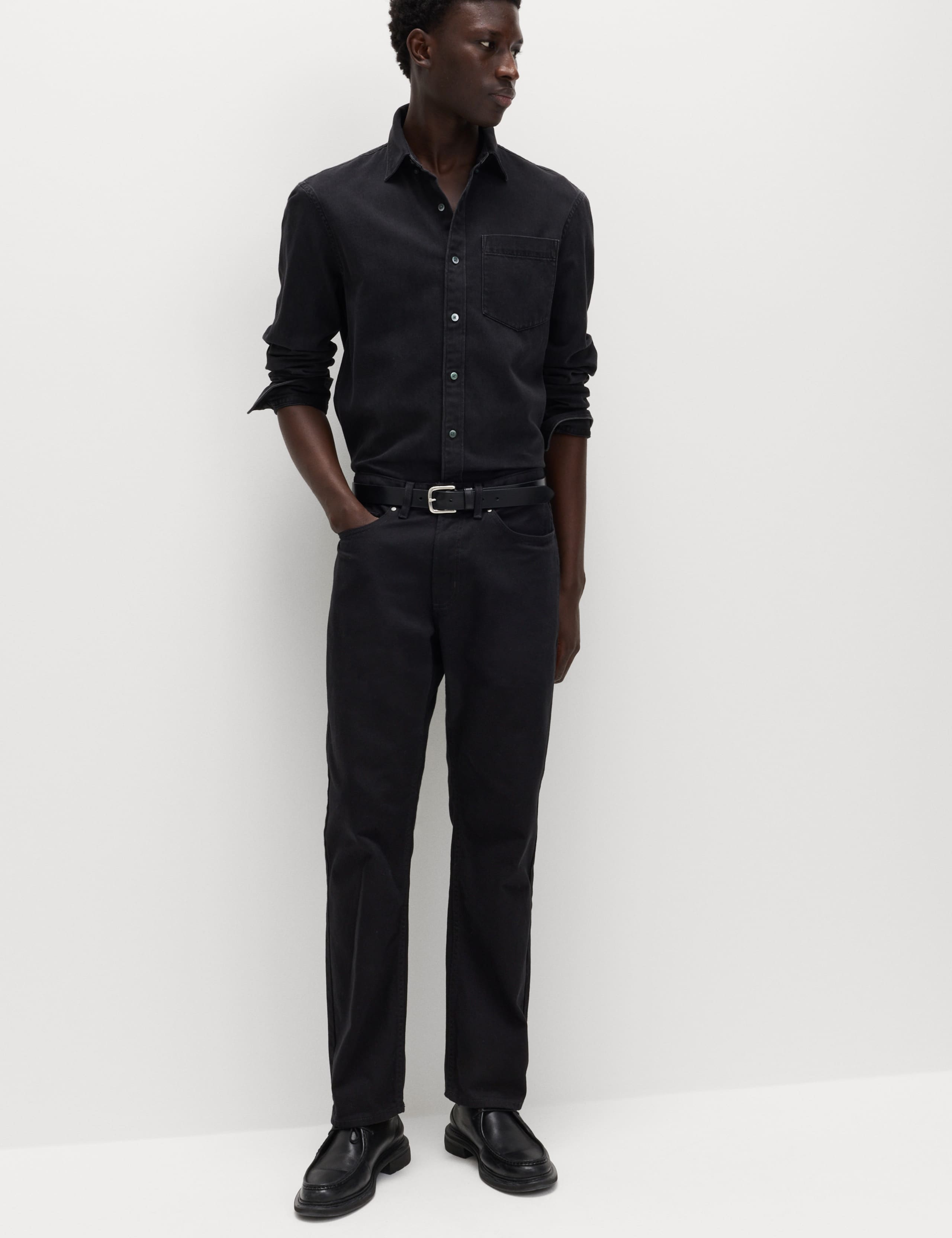 Straight Fit Pure Cotton Jeans 7 of 7