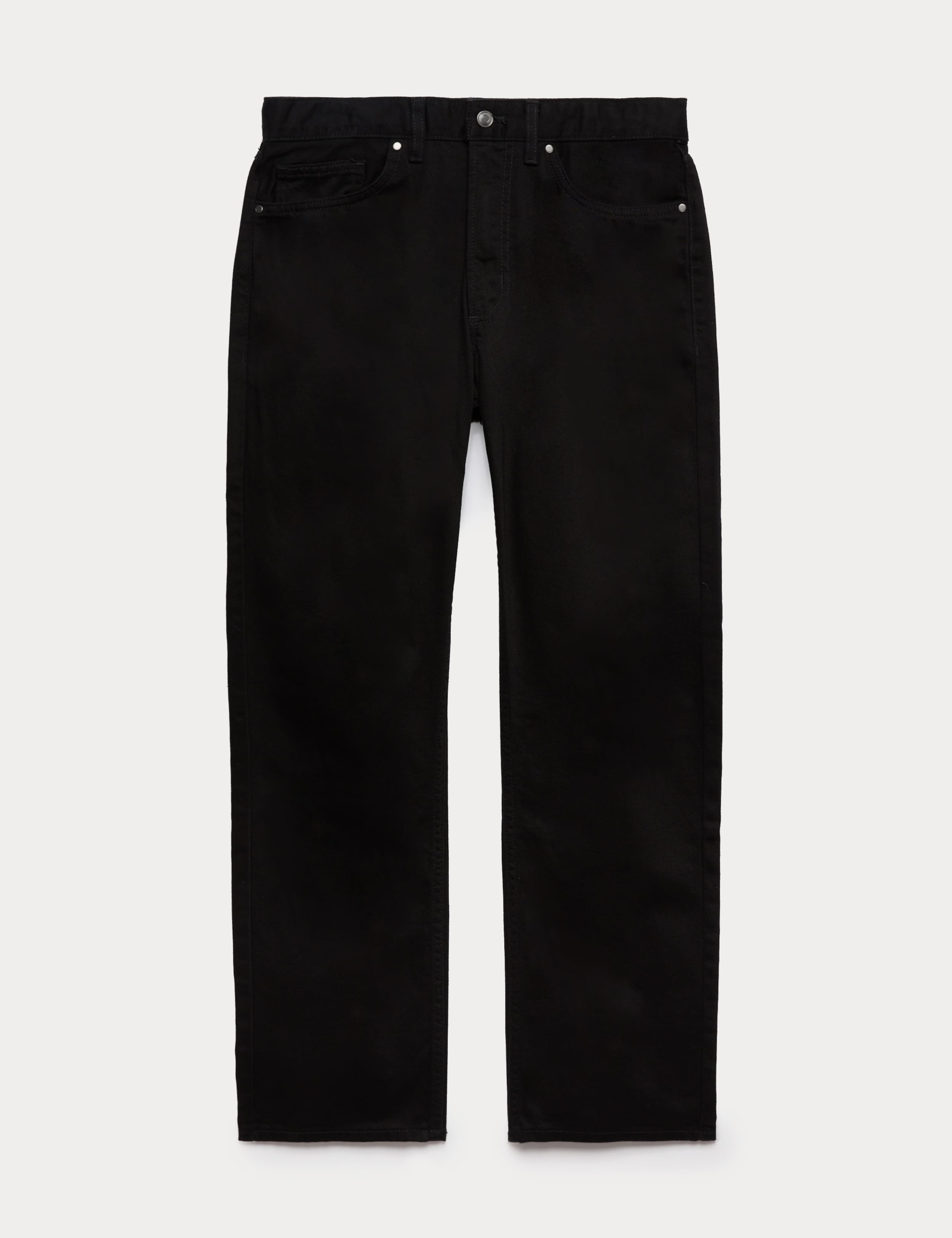 Straight Fit Pure Cotton Jeans 2 of 6