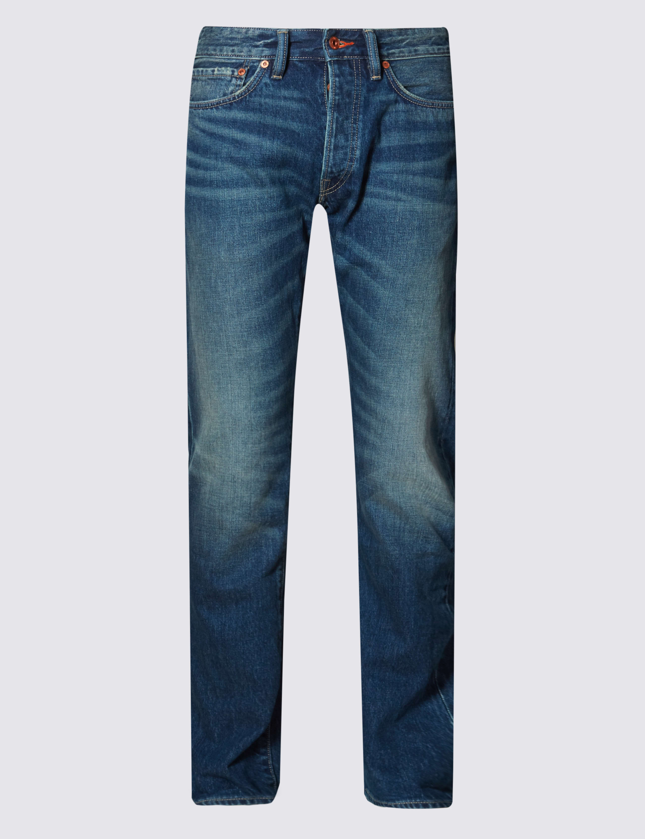 Pure Cotton Limited Edition Vintage Wash Selvedge Jeans 2 of 3