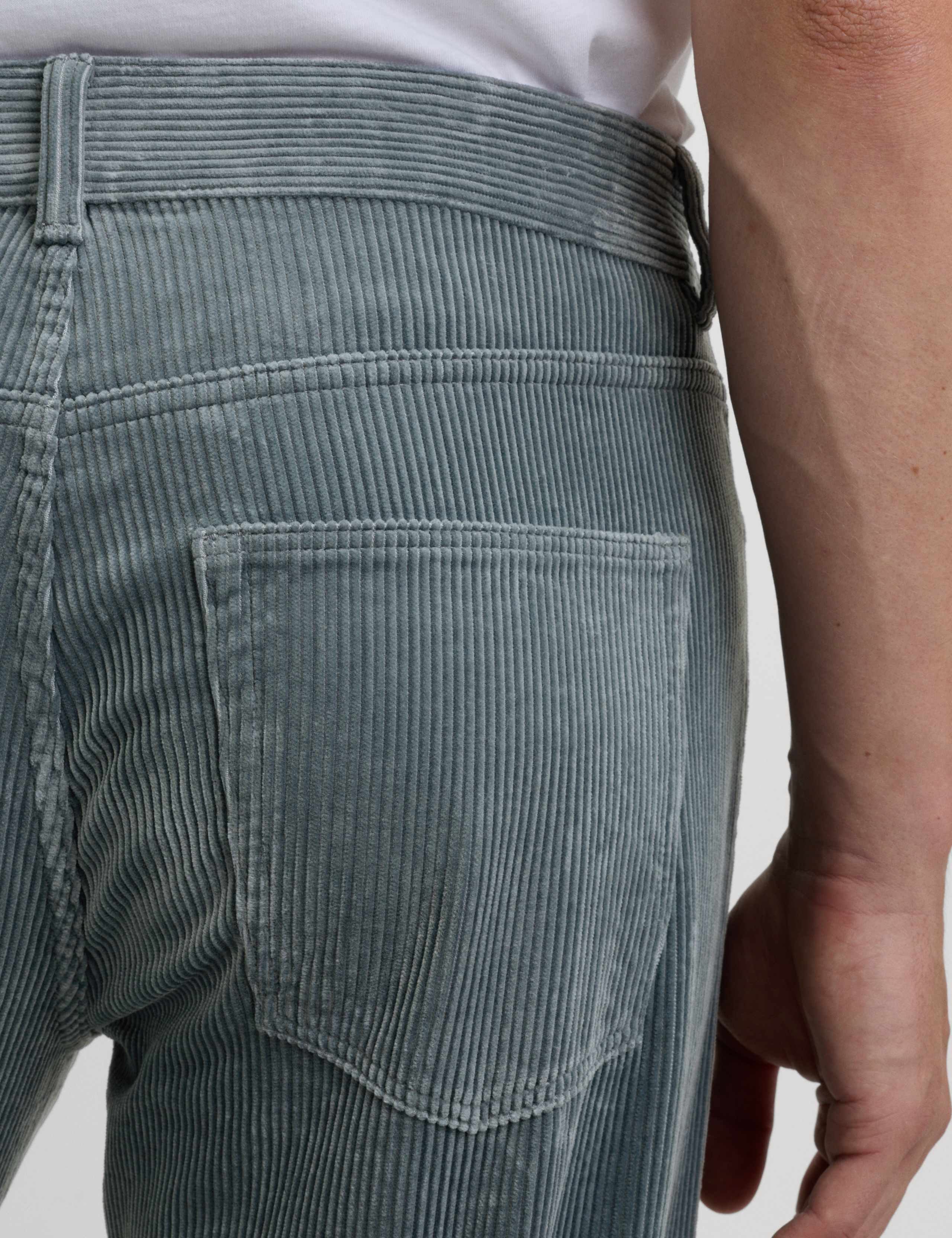 Straight Fit Luxury Corduroy 5 Pocket Trousers 4 of 6