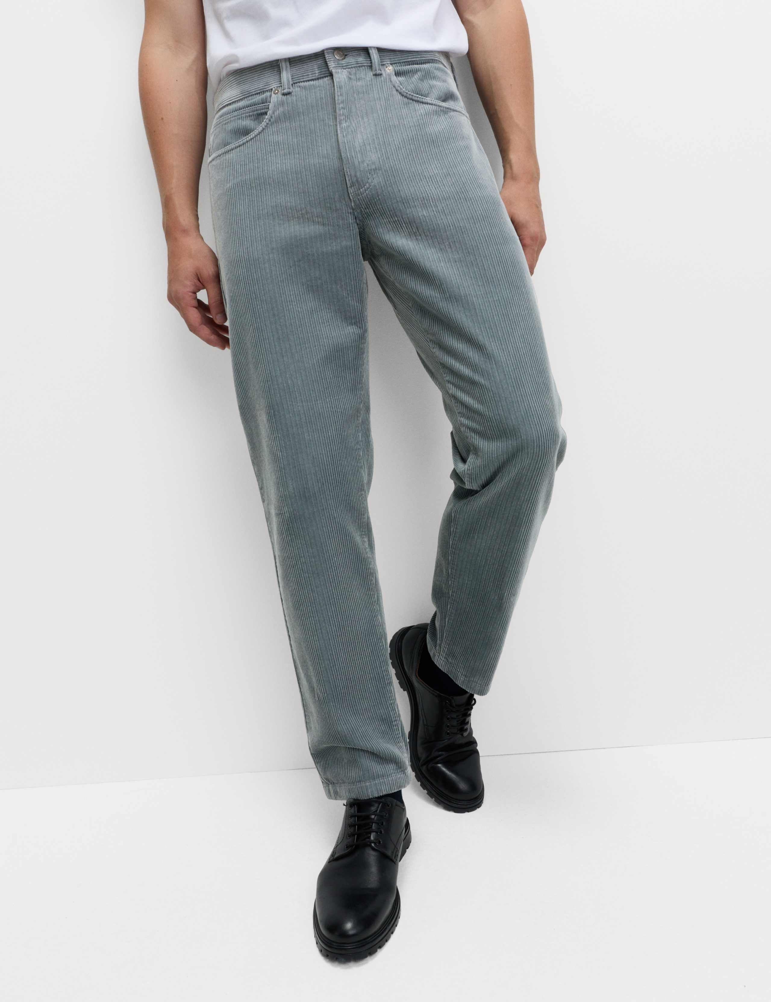 Loose Fit Luxury Corduroy 5 Pocket Trousers 5 of 6