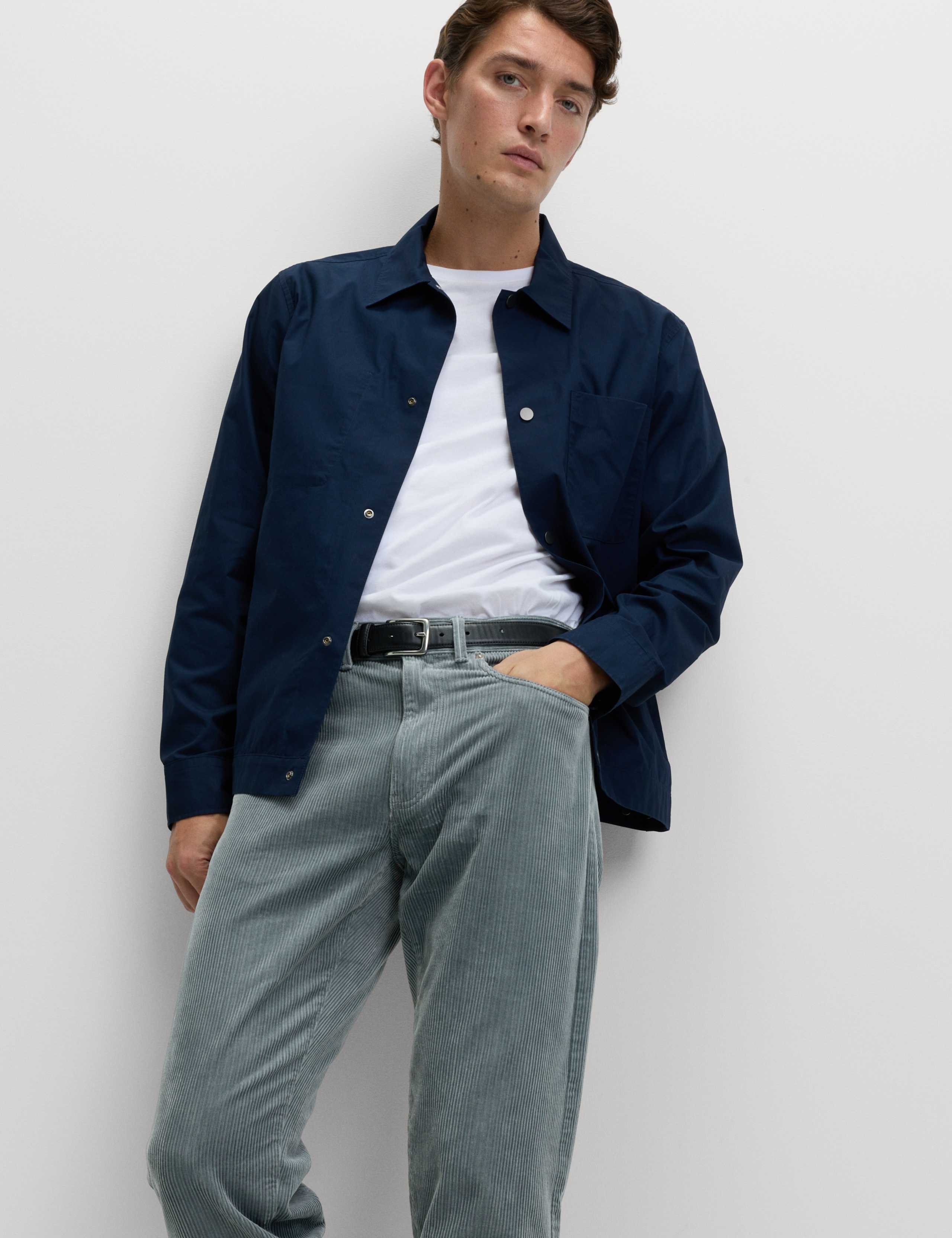 Loose Fit Luxury Corduroy 5 Pocket Trousers 6 of 6