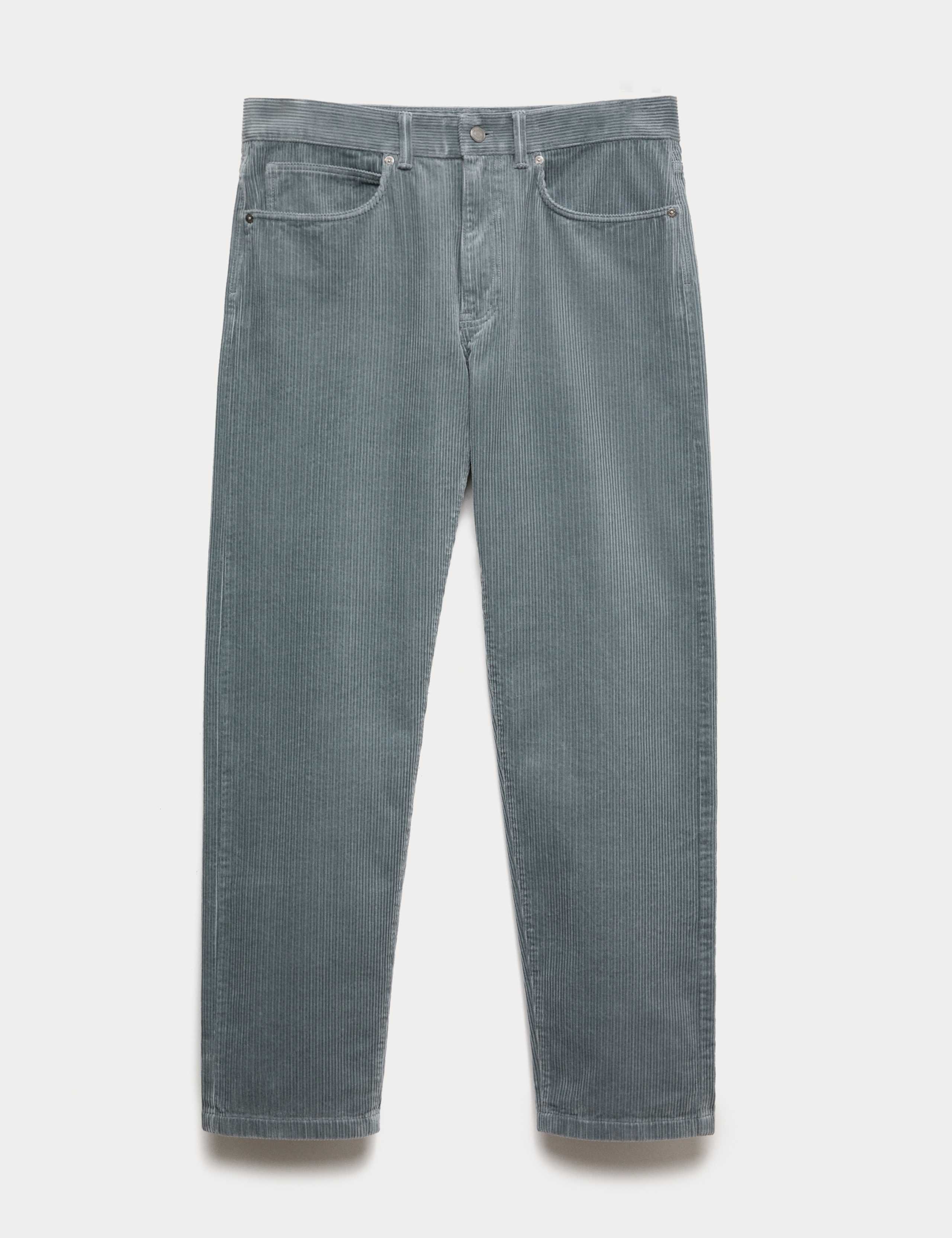 Loose Fit Luxury Corduroy 5 Pocket Trousers 2 of 6