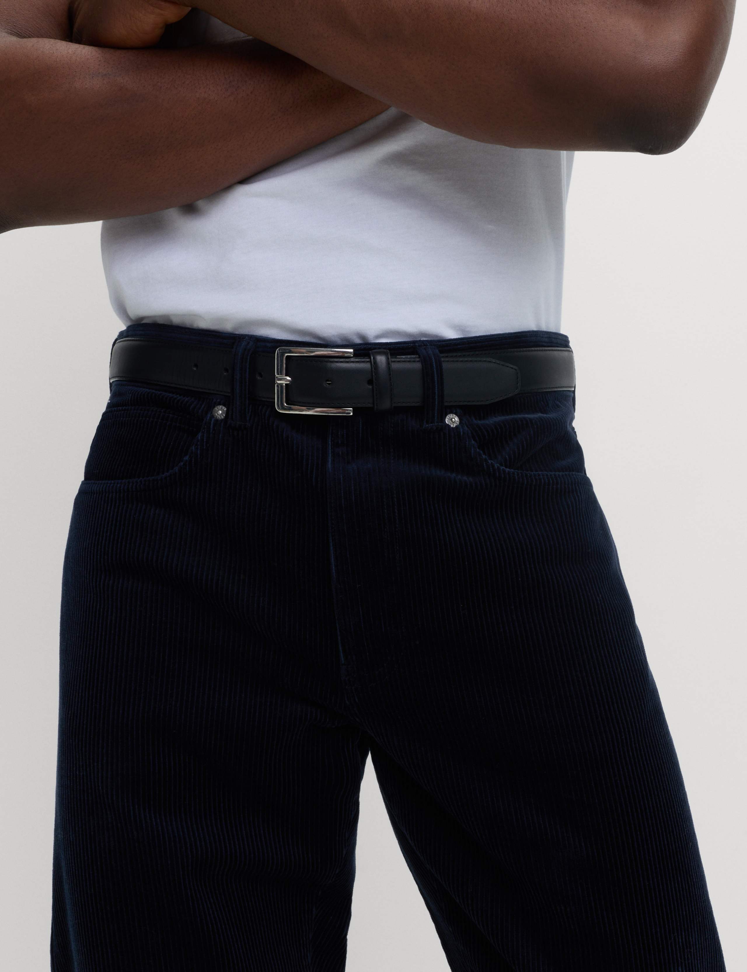 Straight Fit Luxury Corduroy 5 Pocket Trousers 3 of 5