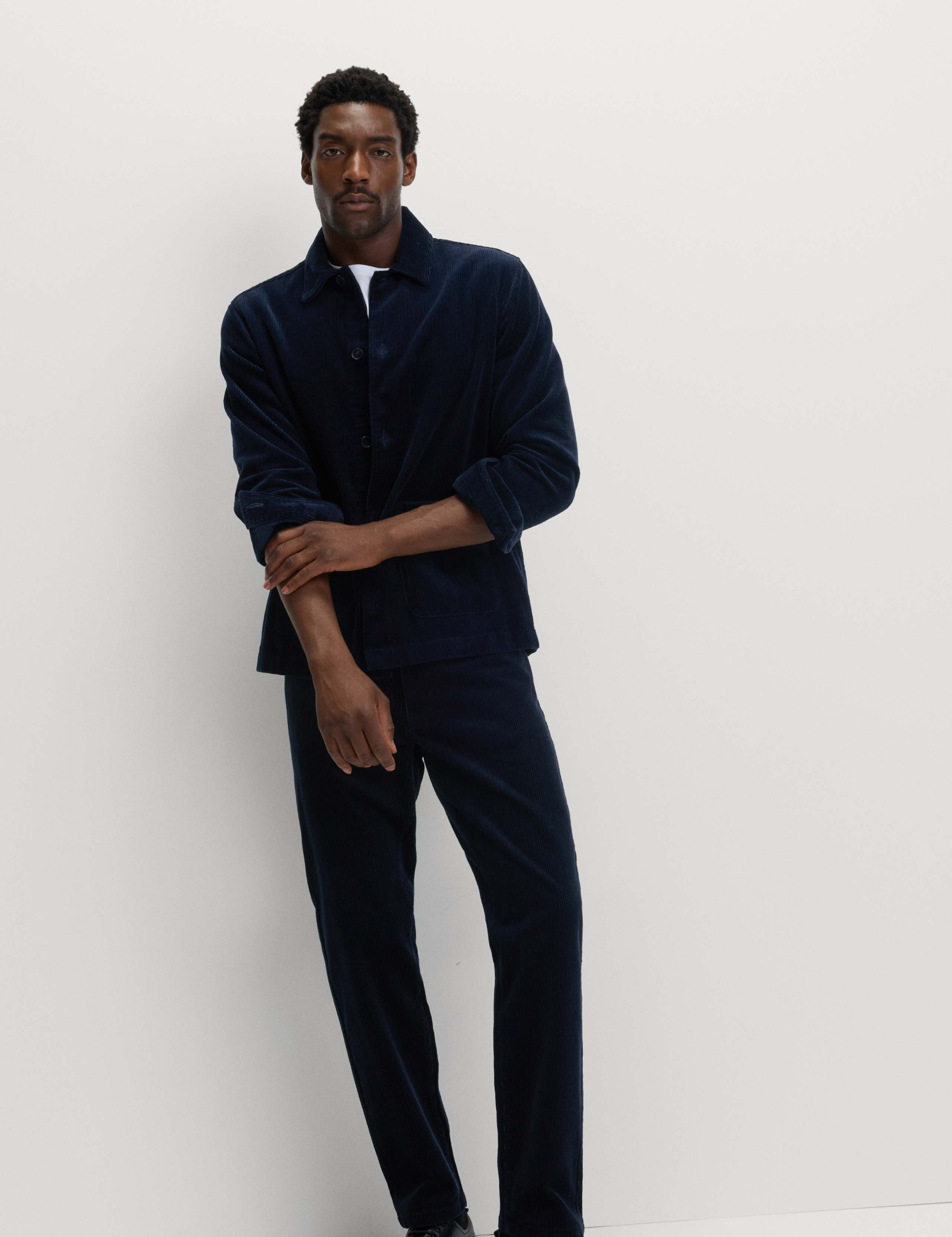 Straight Fit Luxury Corduroy 5 Pocket Trousers 4 of 5