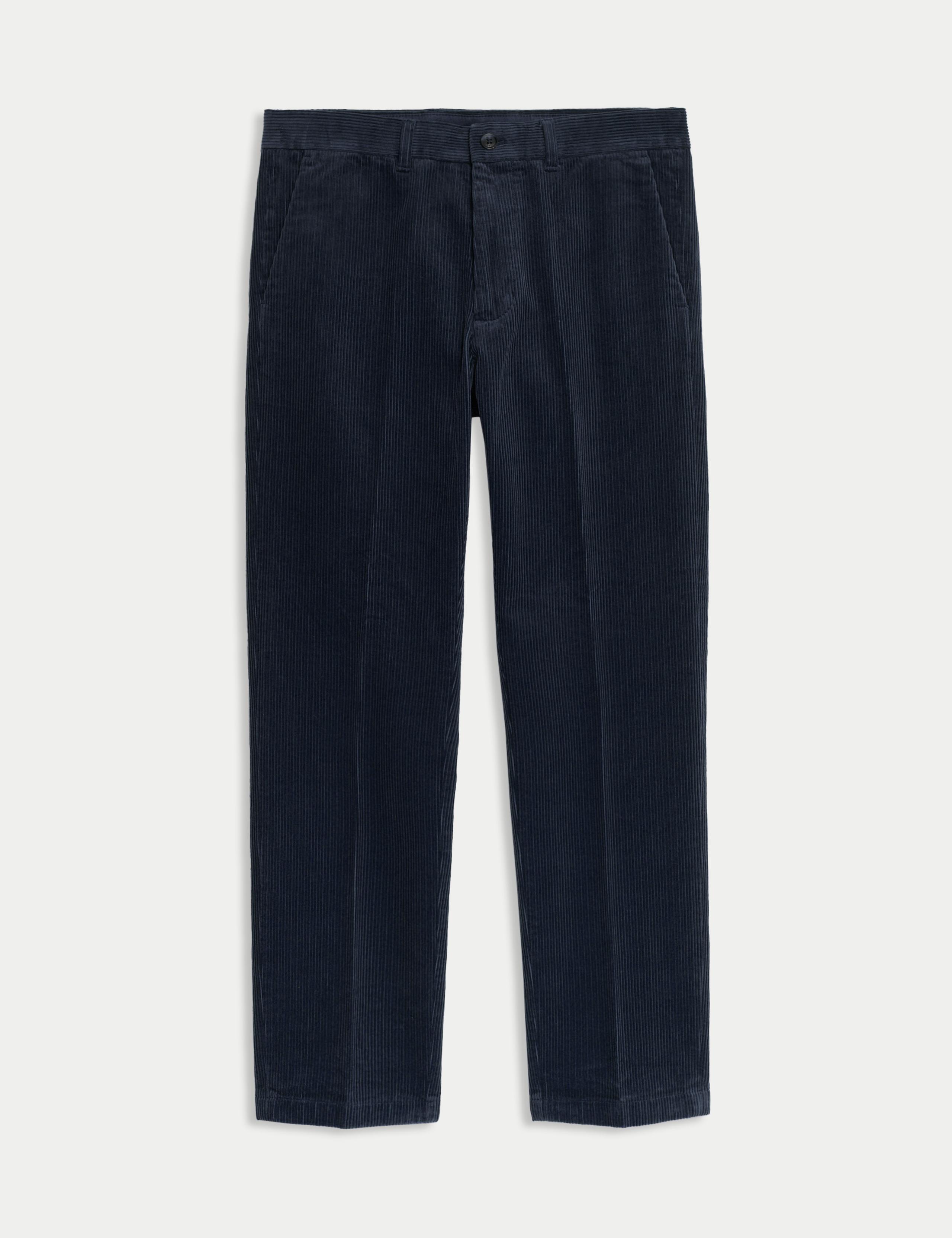 Straight Fit Luxury Corduroy 5 Pocket Trousers 2 of 5