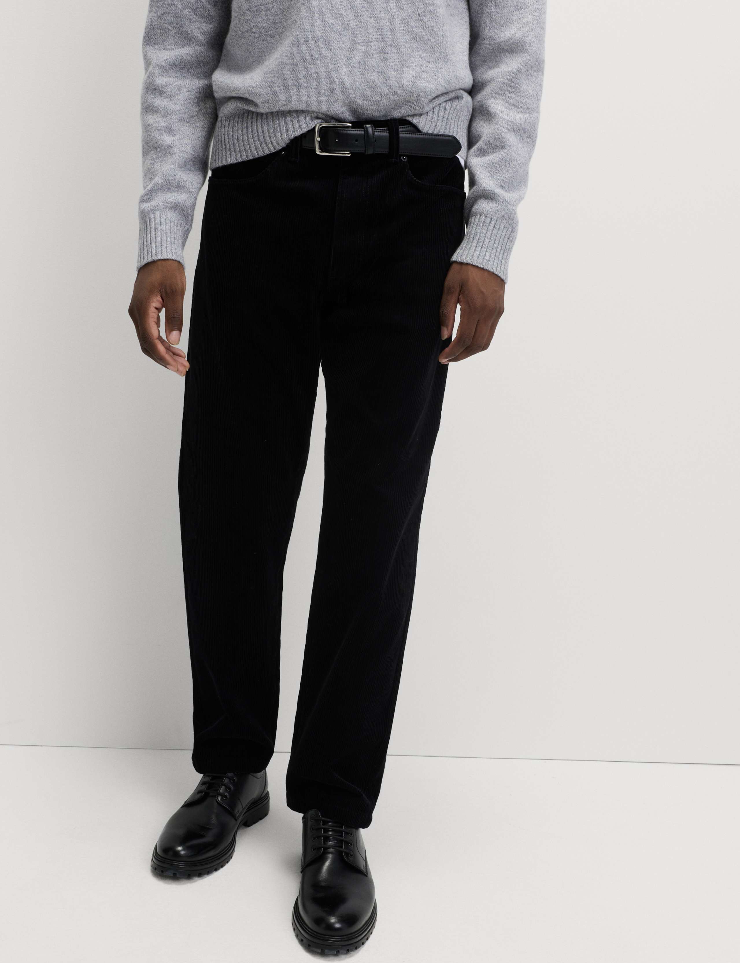 Straight Fit Luxury Corduroy 5 Pocket Trousers 3 of 5