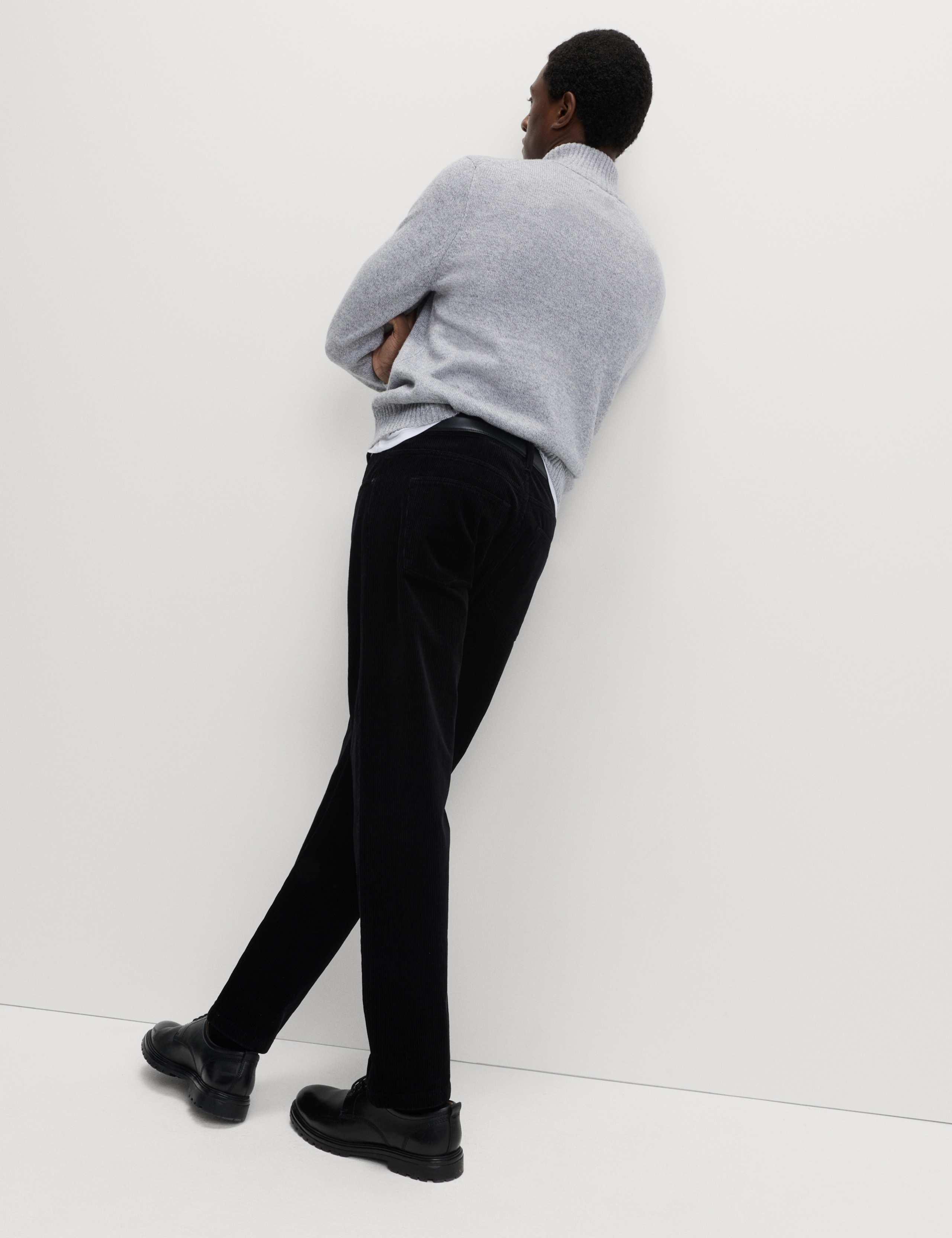 Straight Fit Luxury Corduroy 5 Pocket Trousers 5 of 5