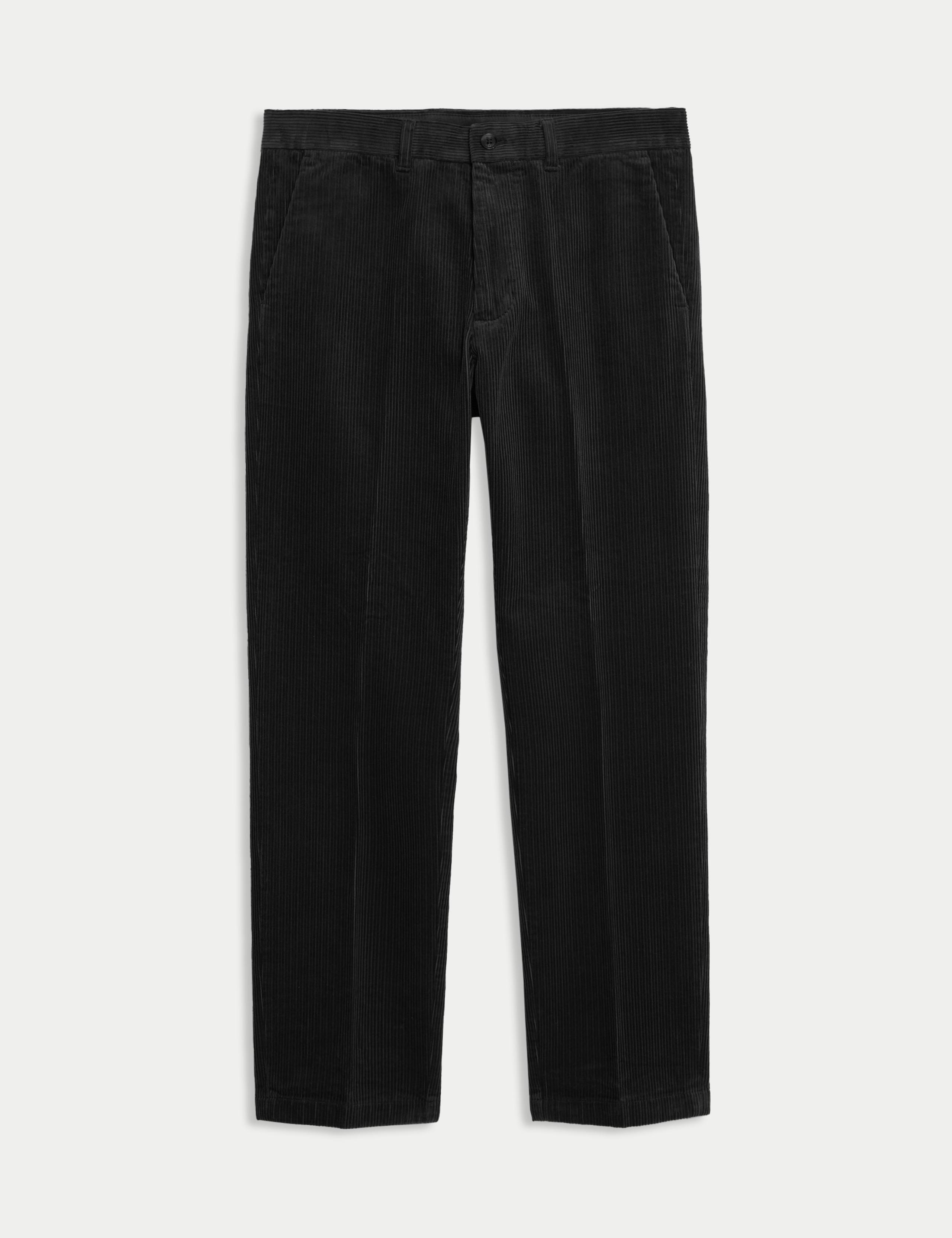 Straight Fit Luxury Corduroy 5 Pocket Trousers 2 of 5