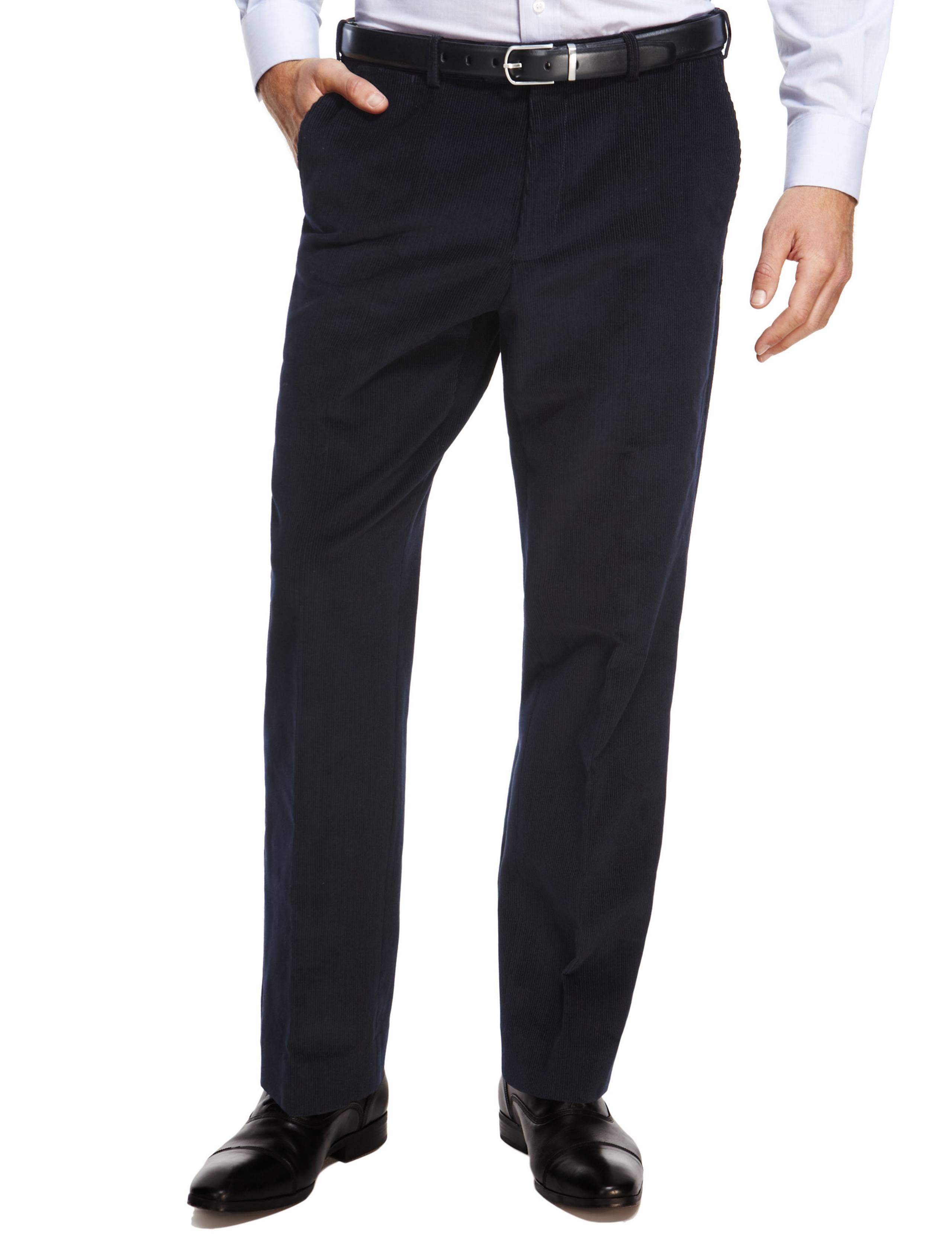 Big & Tall Cotton Rich Winter Weight Active Waistband Corduroy Trousers 1 of 7