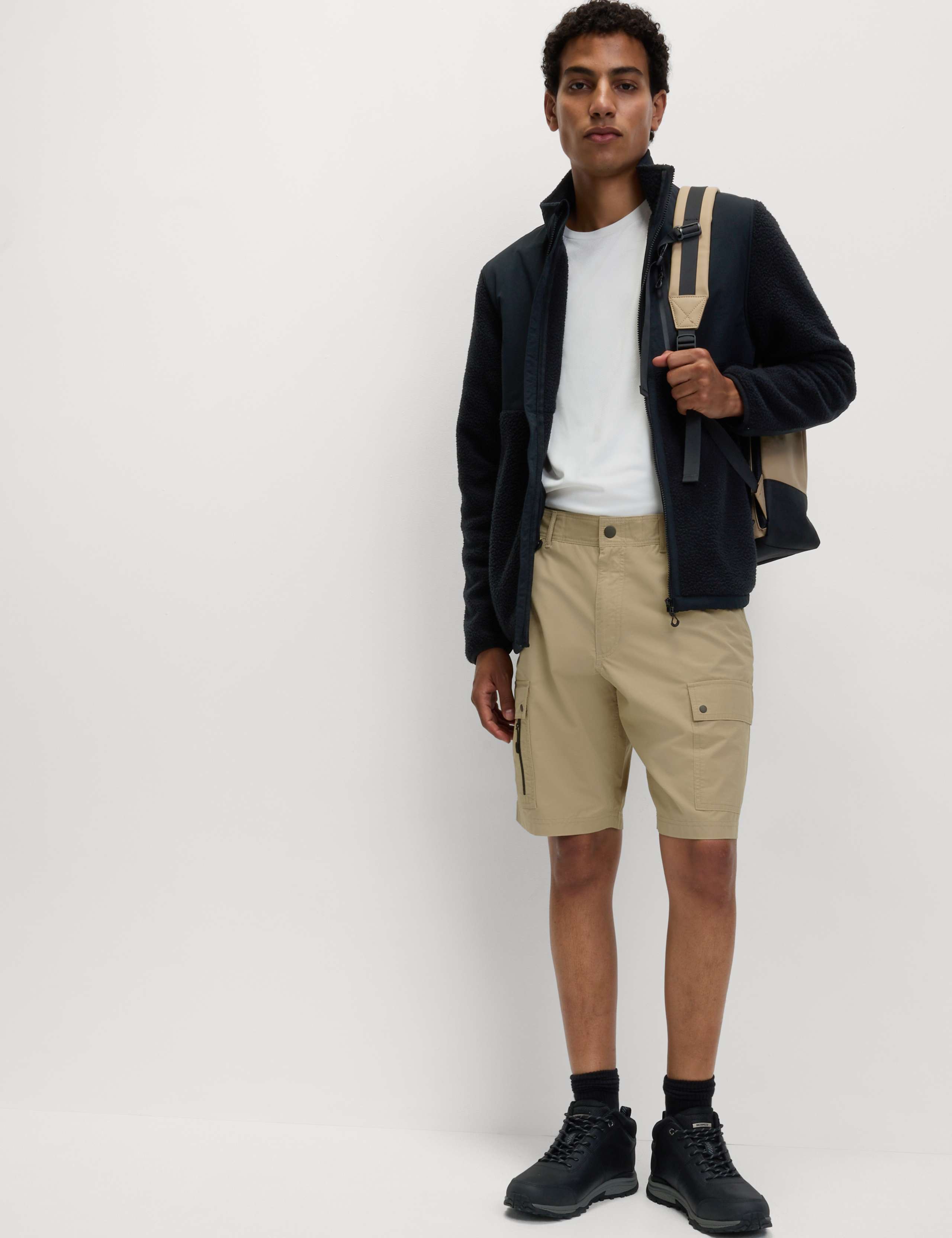Ripstop Textured Trekking Shorts with Stormwear™ 3 of 5