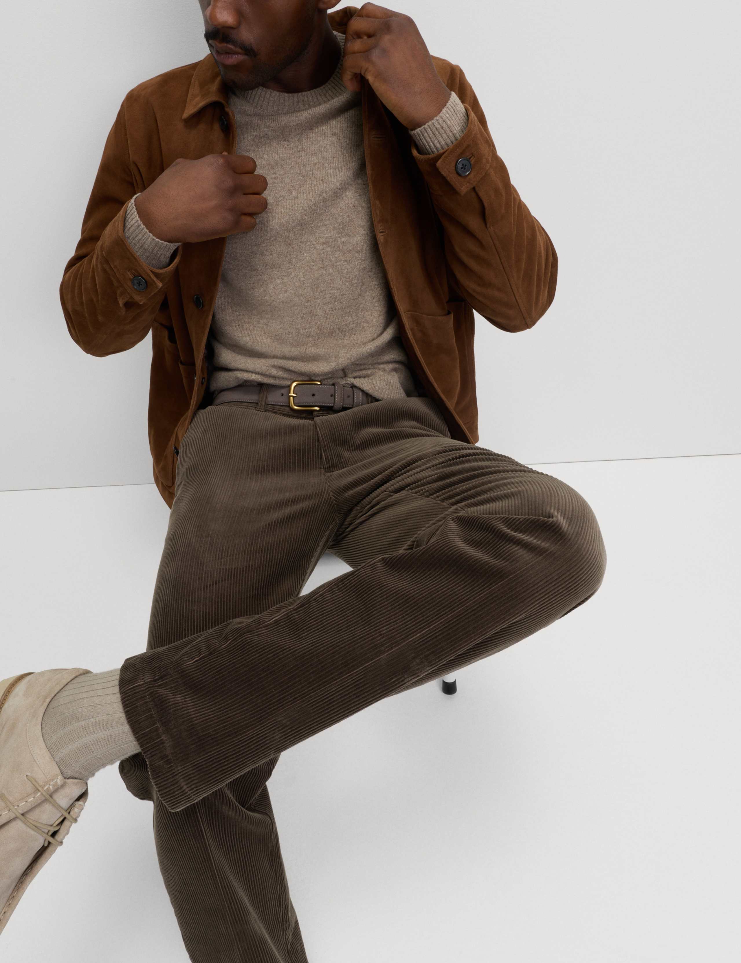 Regular Fit Cotton Rich Luxury Cord Chinos 1 of 5