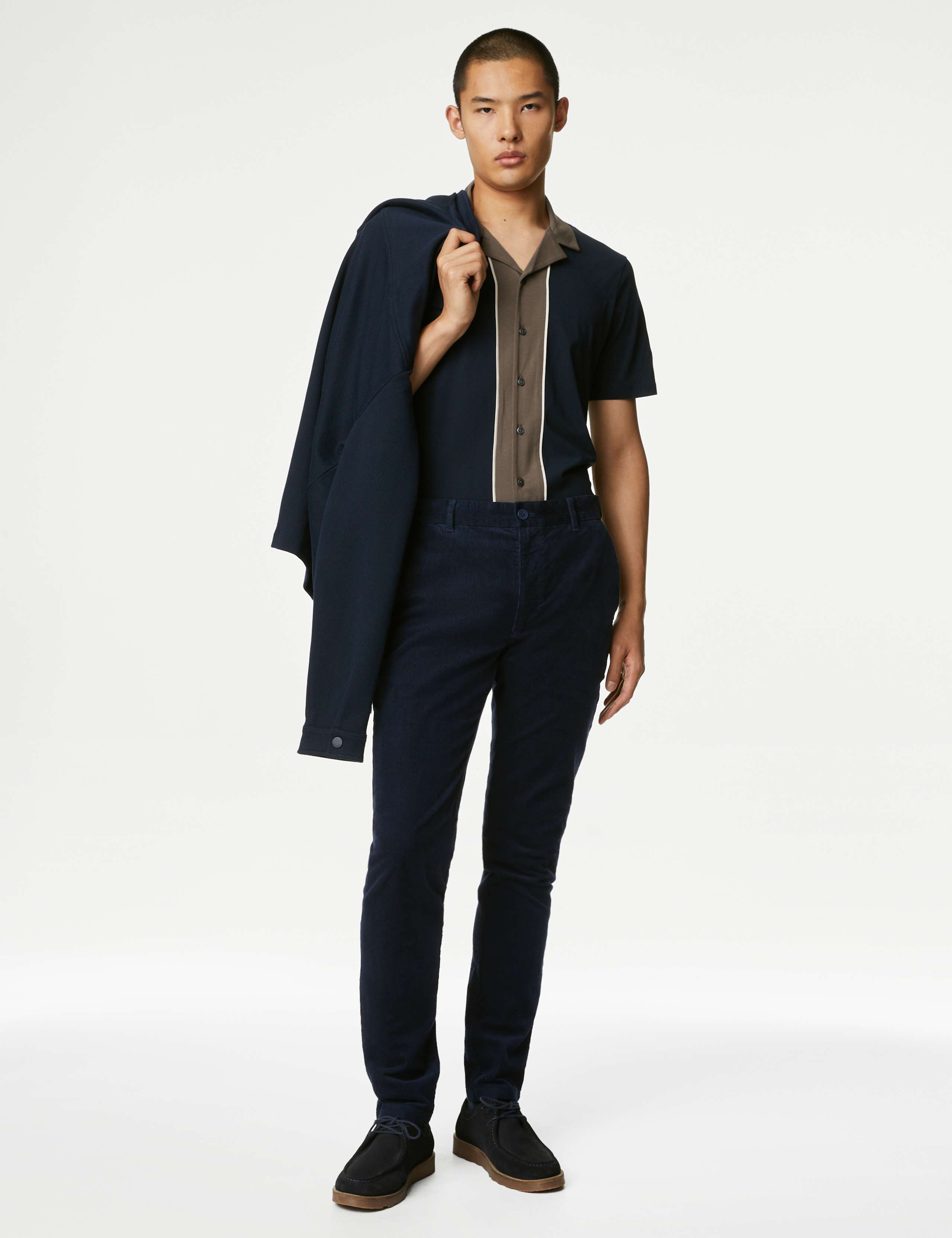 Slim Fit Corduroy Stretch Chinos 3 of 5