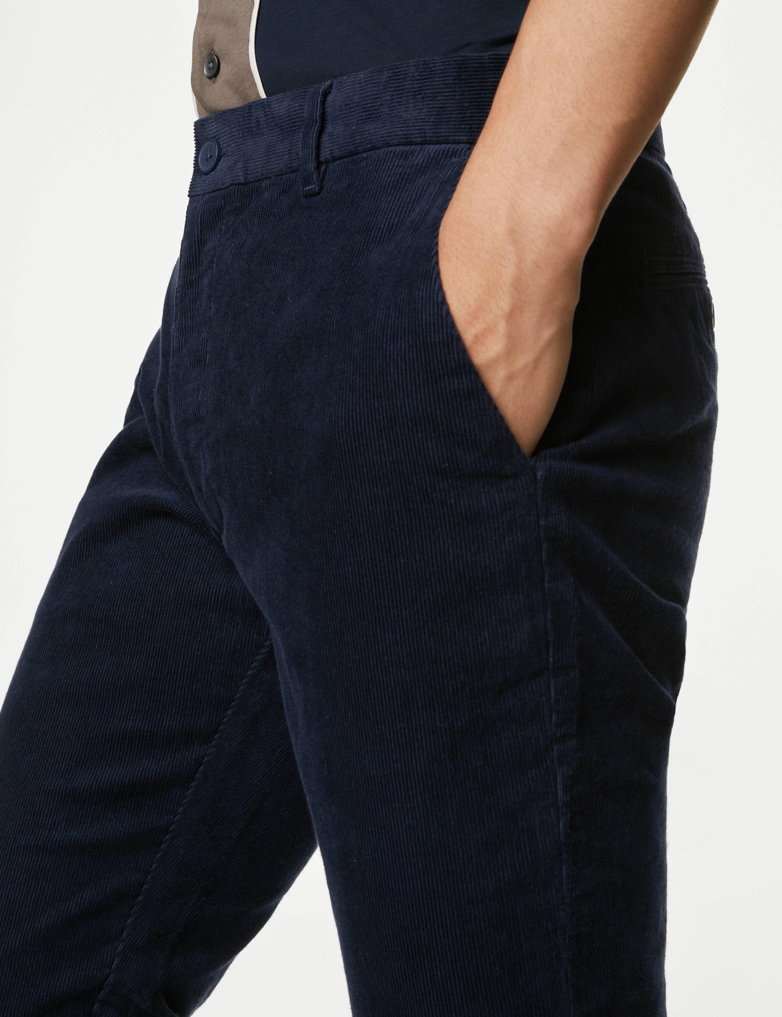 Slim Fit Corduroy Stretch Chinos 4 of 5
