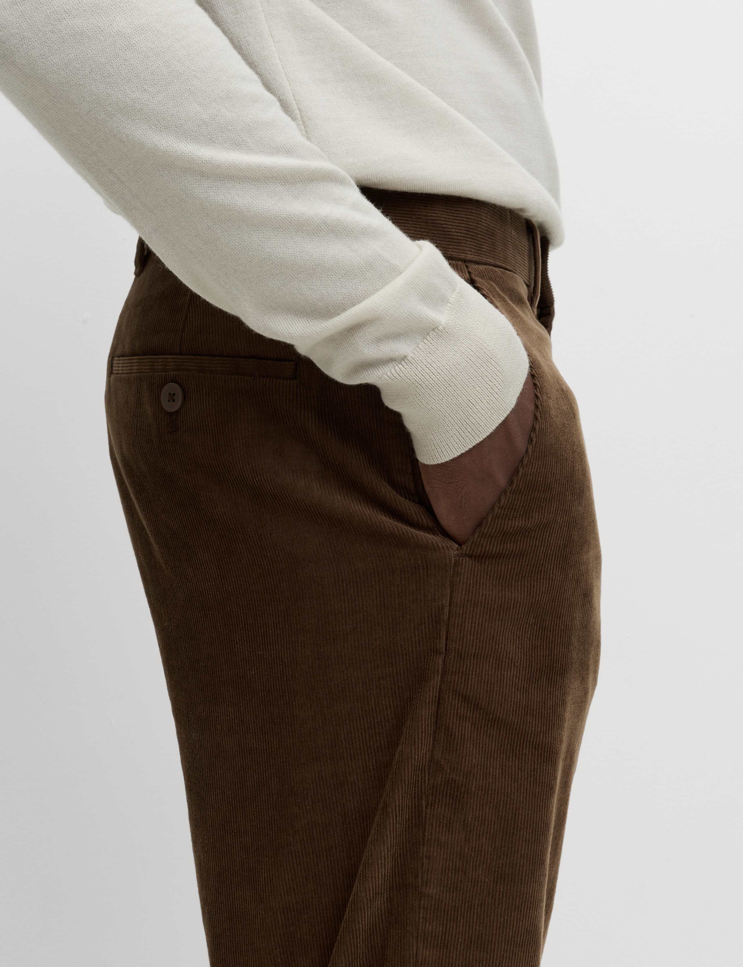 Regular Fit Corduroy Stretch Chinos 4 of 6