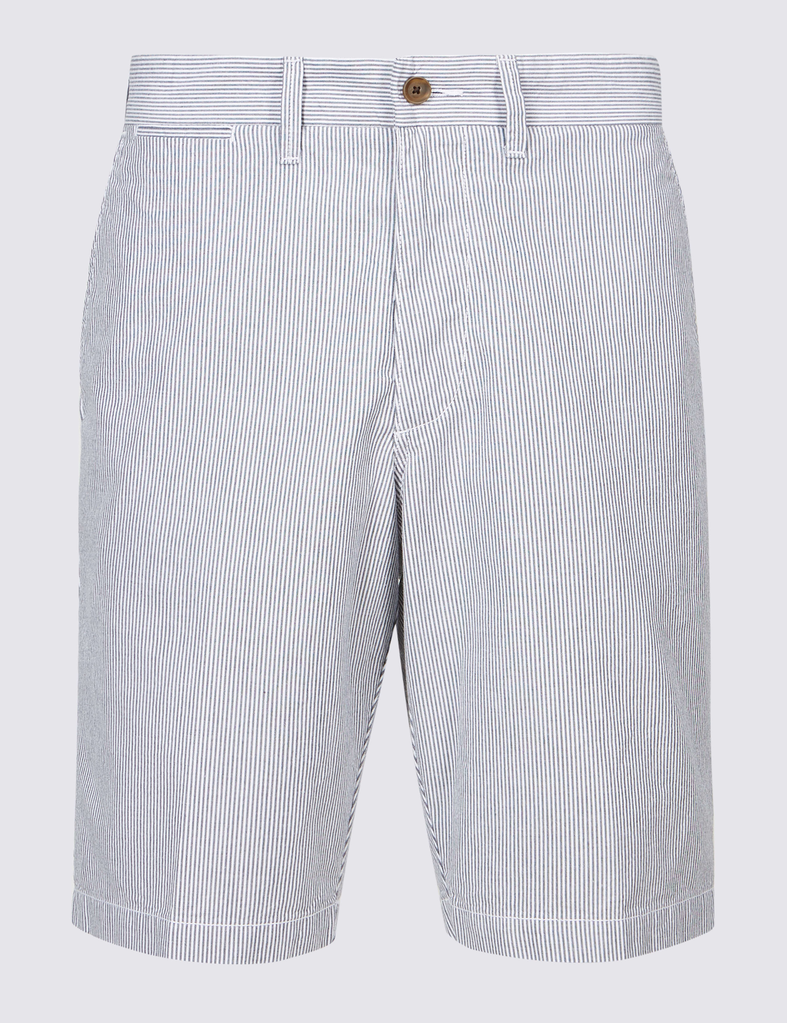 Pure Cotton Striped Chino Shorts 2 of 4