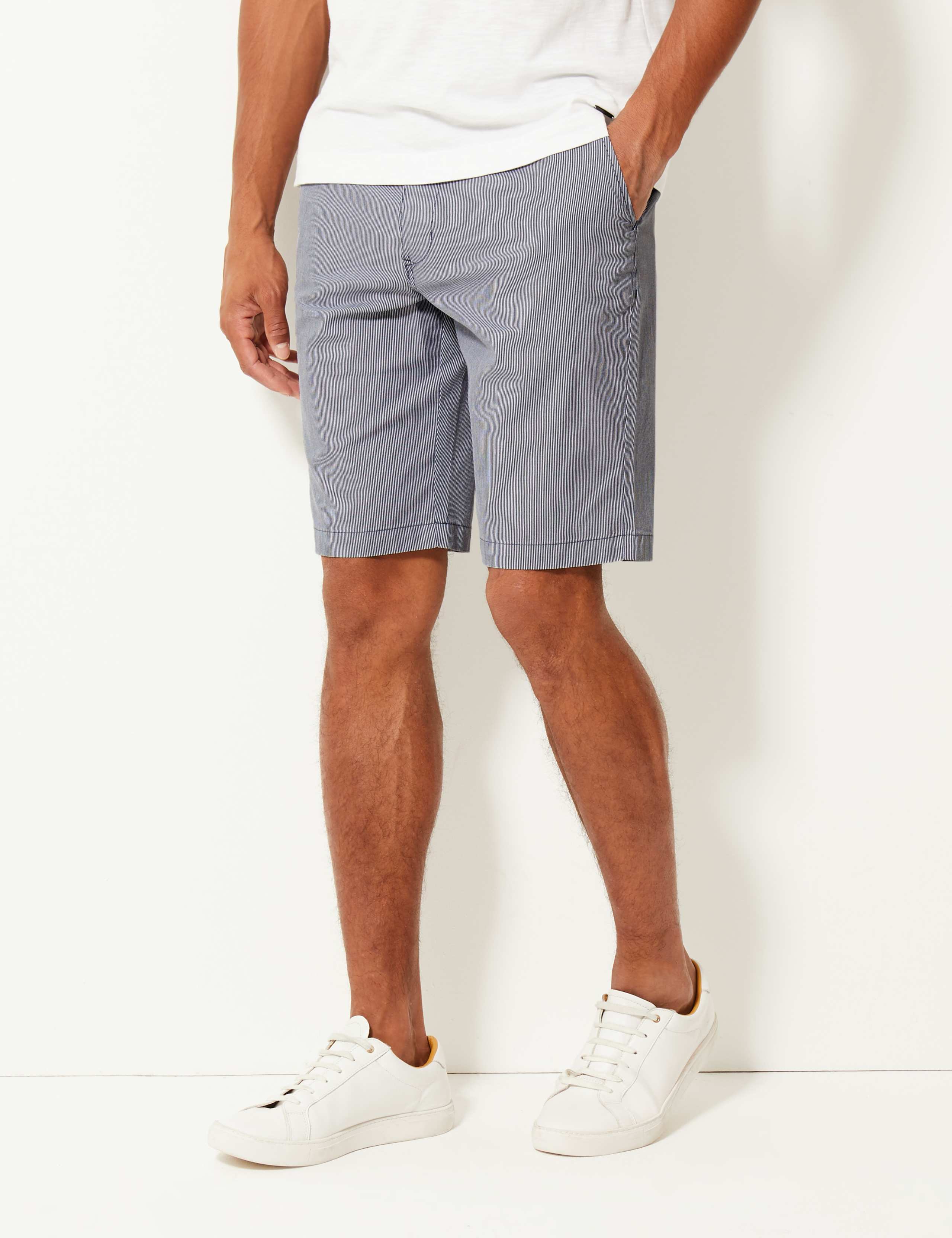 Cotton Rich Shorts with Stretch 3 of 4