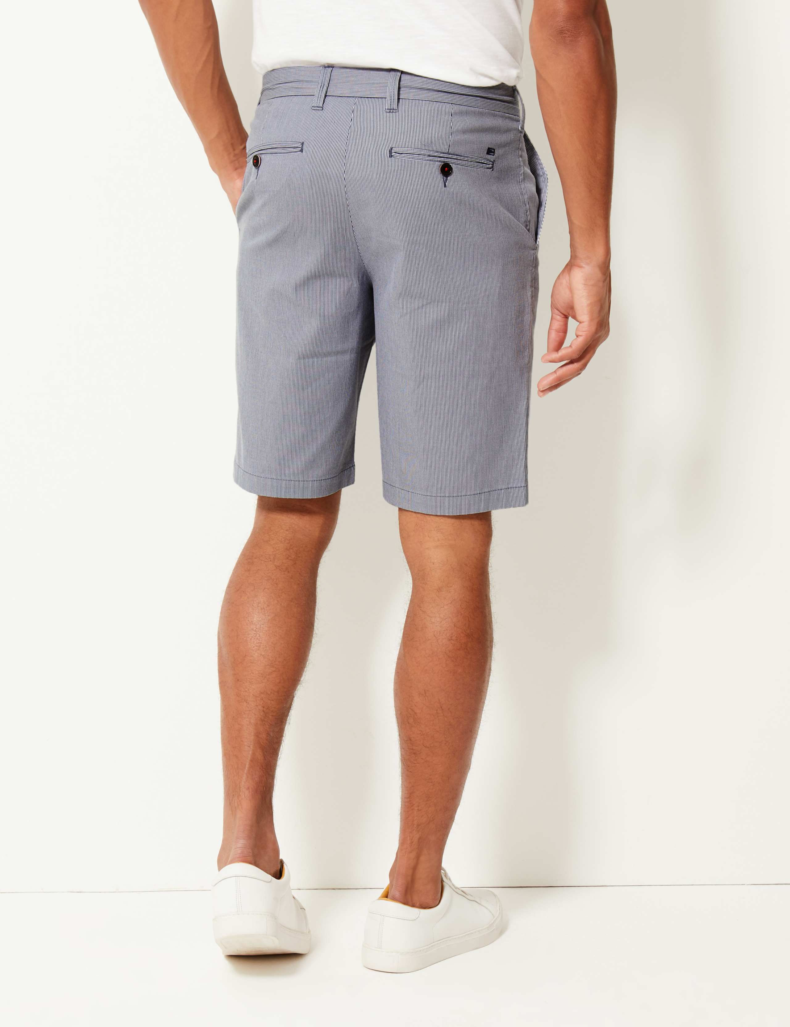 Cotton Rich Shorts with Stretch 4 of 4