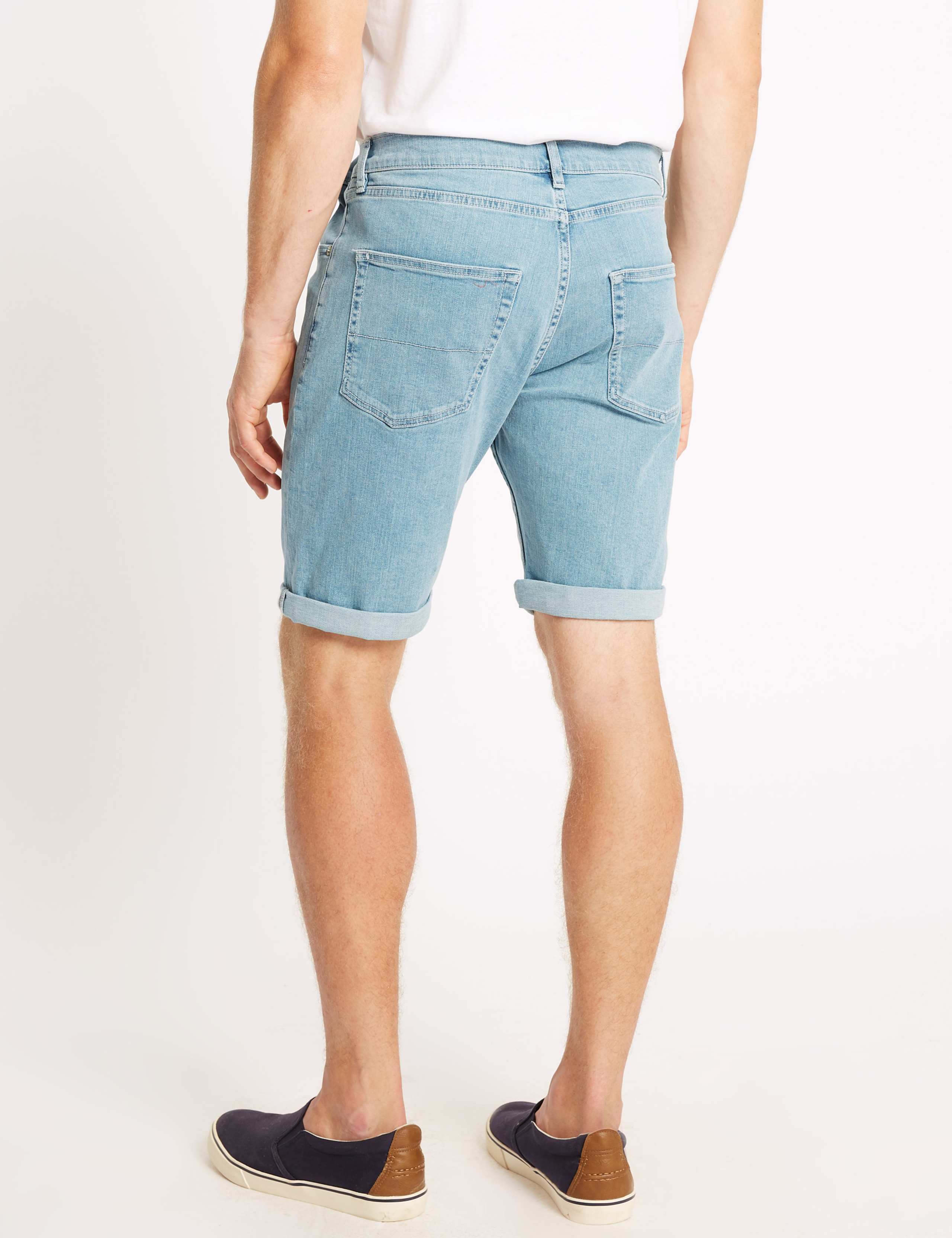 Denim Shorts with Stretch 4 of 4