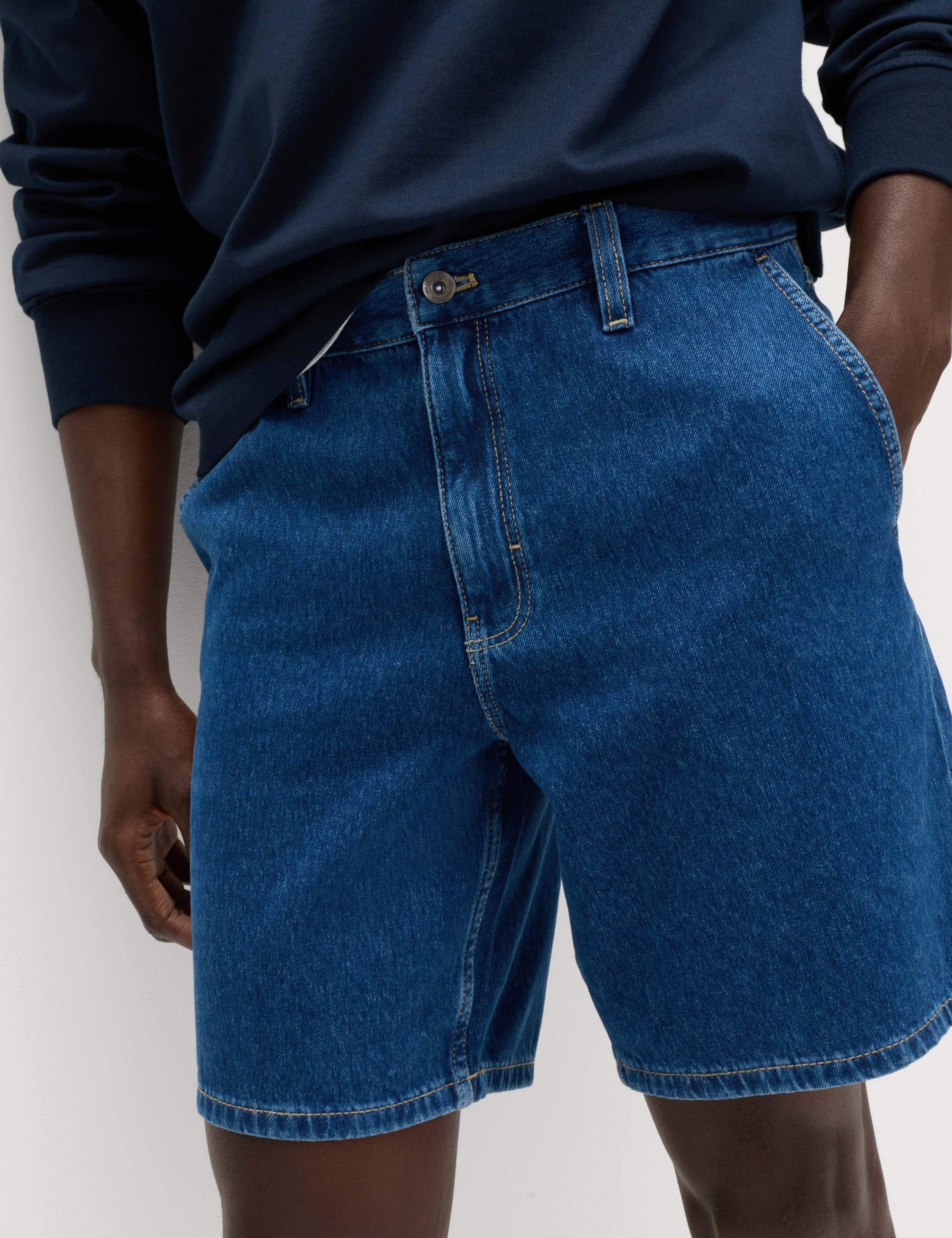 Pure Cotton Denim Shorts 3 of 6