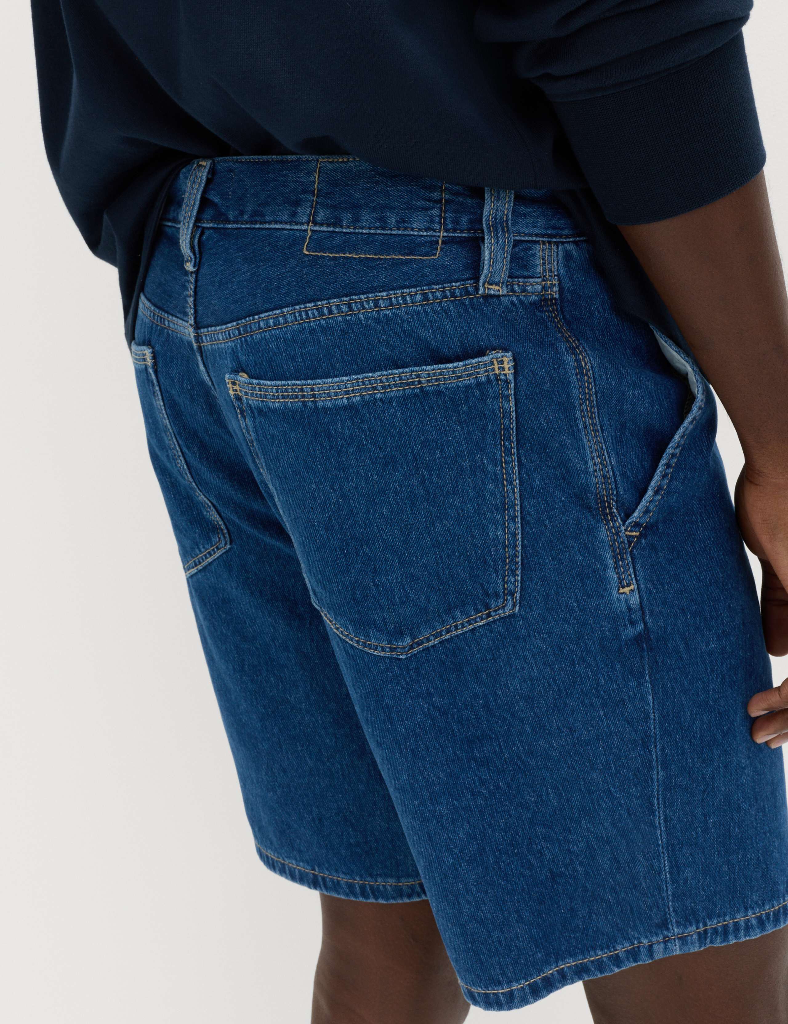 Pure Cotton Denim Shorts 4 of 6