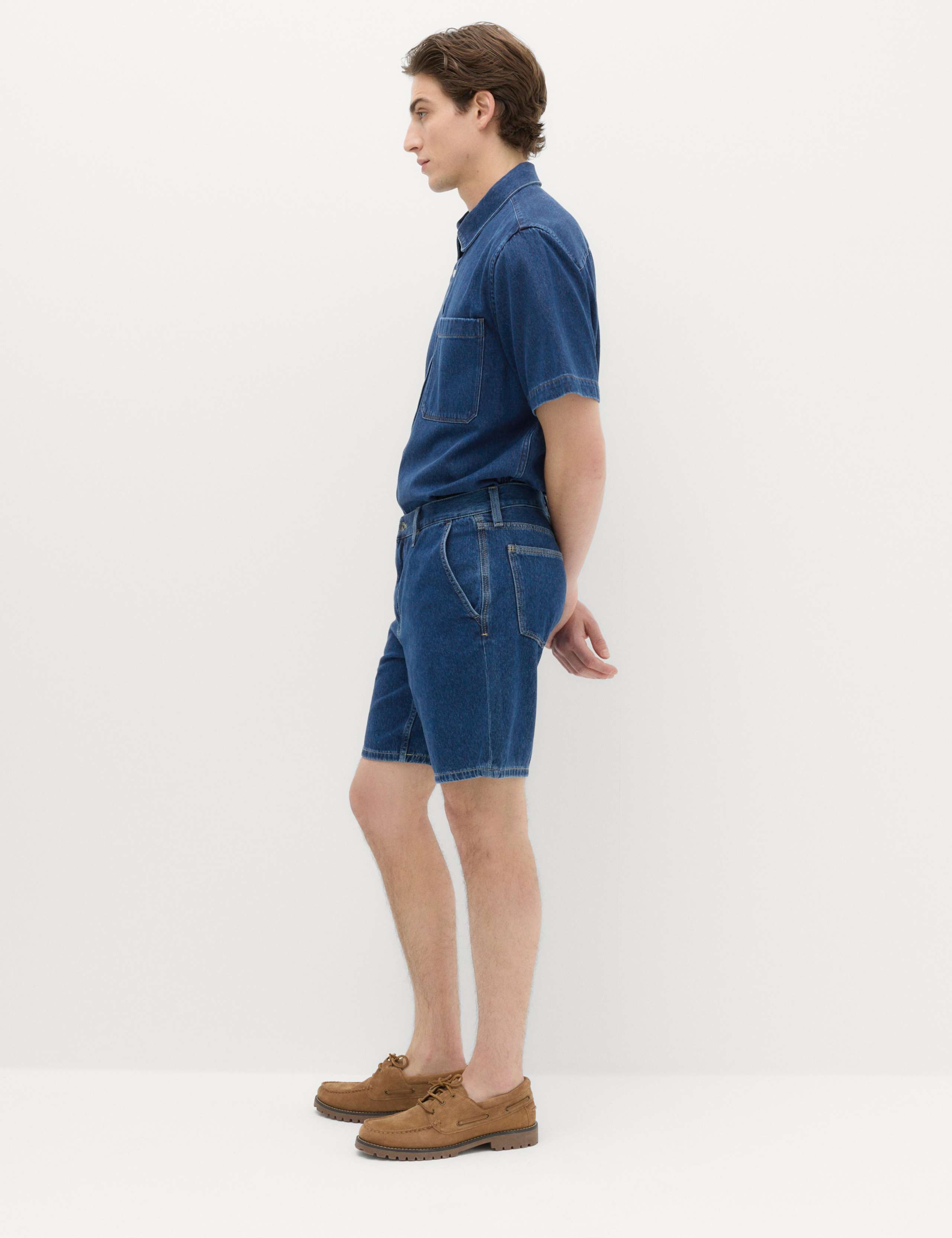 Pure Cotton Lightweight Denim Shorts 5 of 6