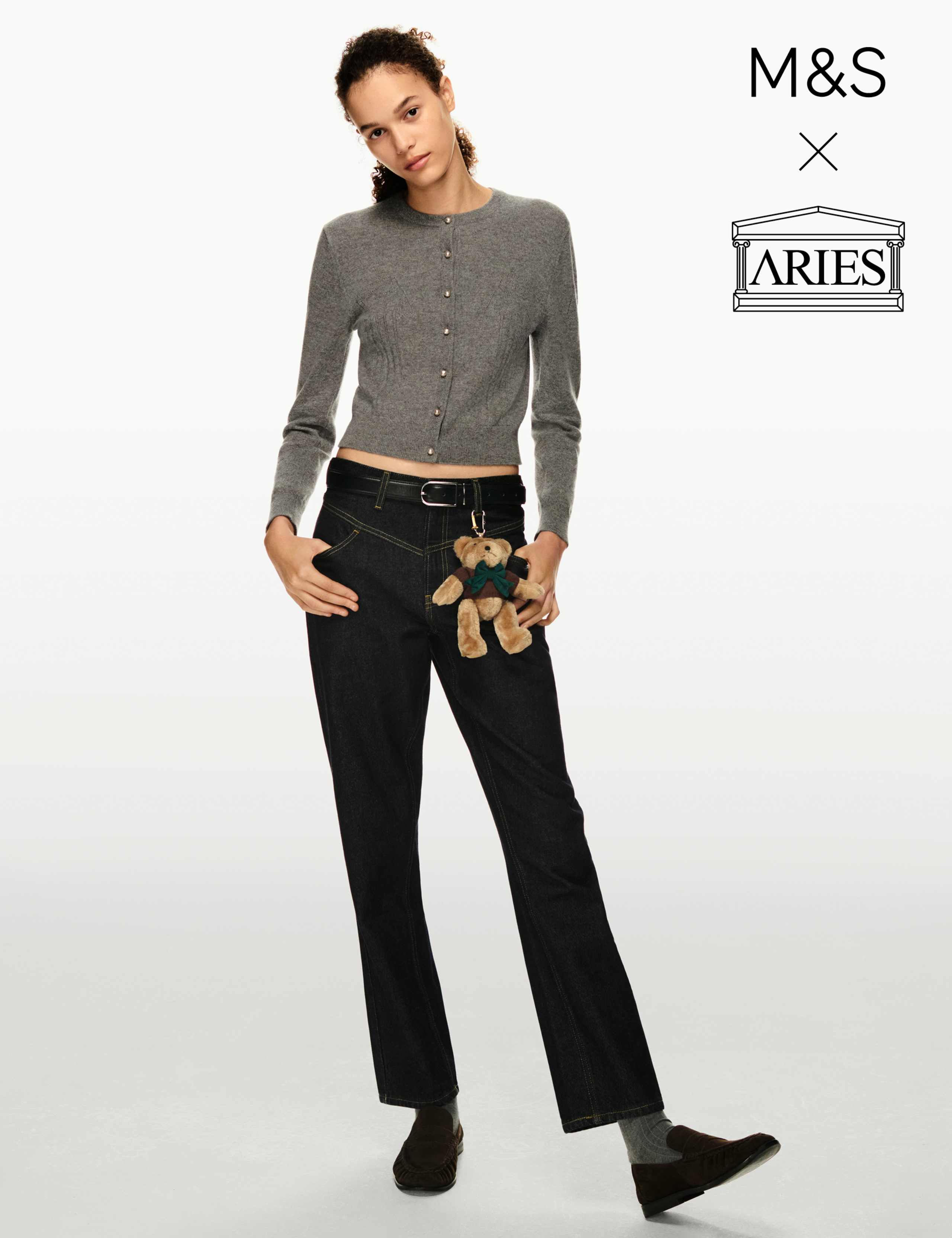 Straight Fit Pure Cotton Jeans 3 of 3