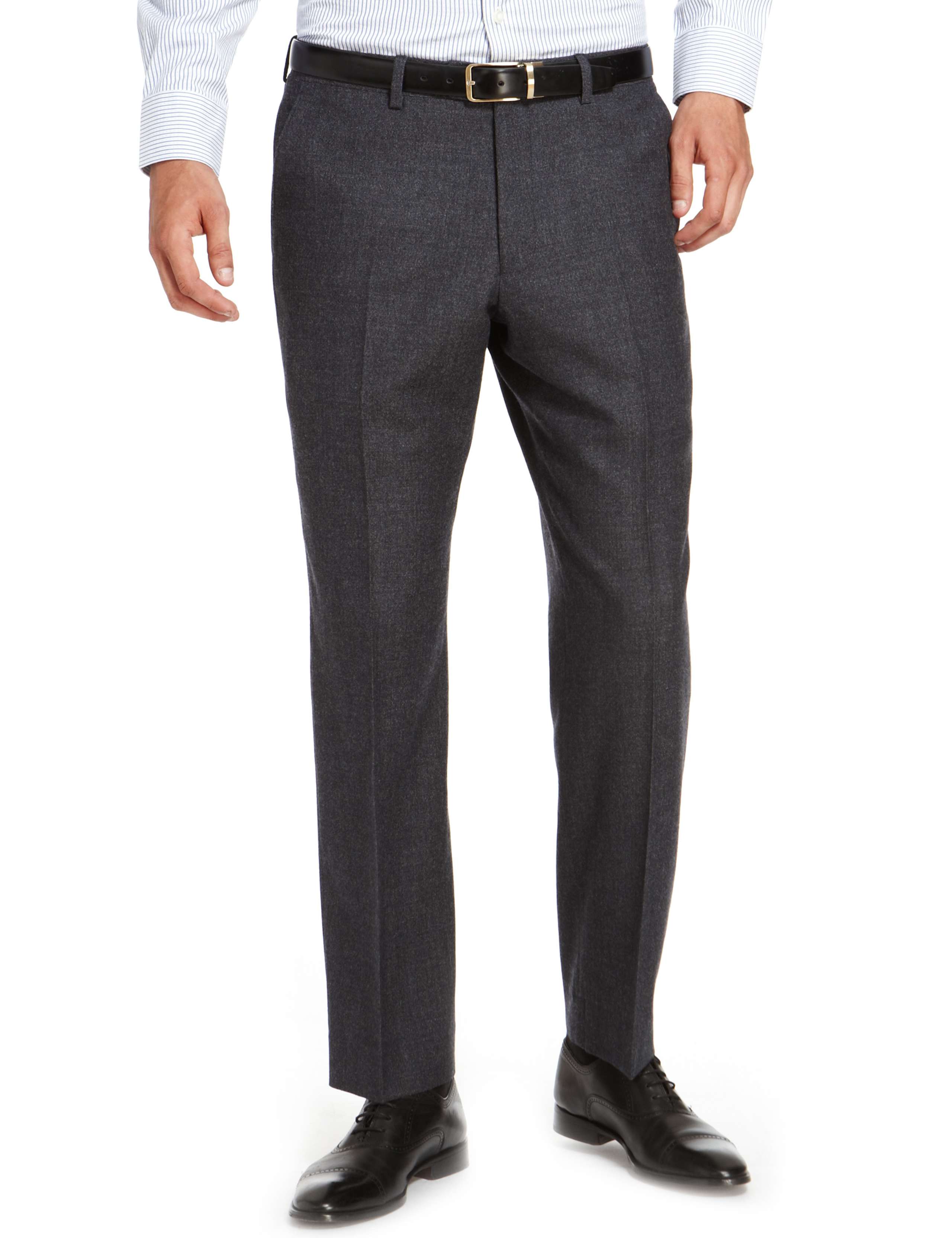 Luxury Pure Wool Flannel Trousers 1 of 5