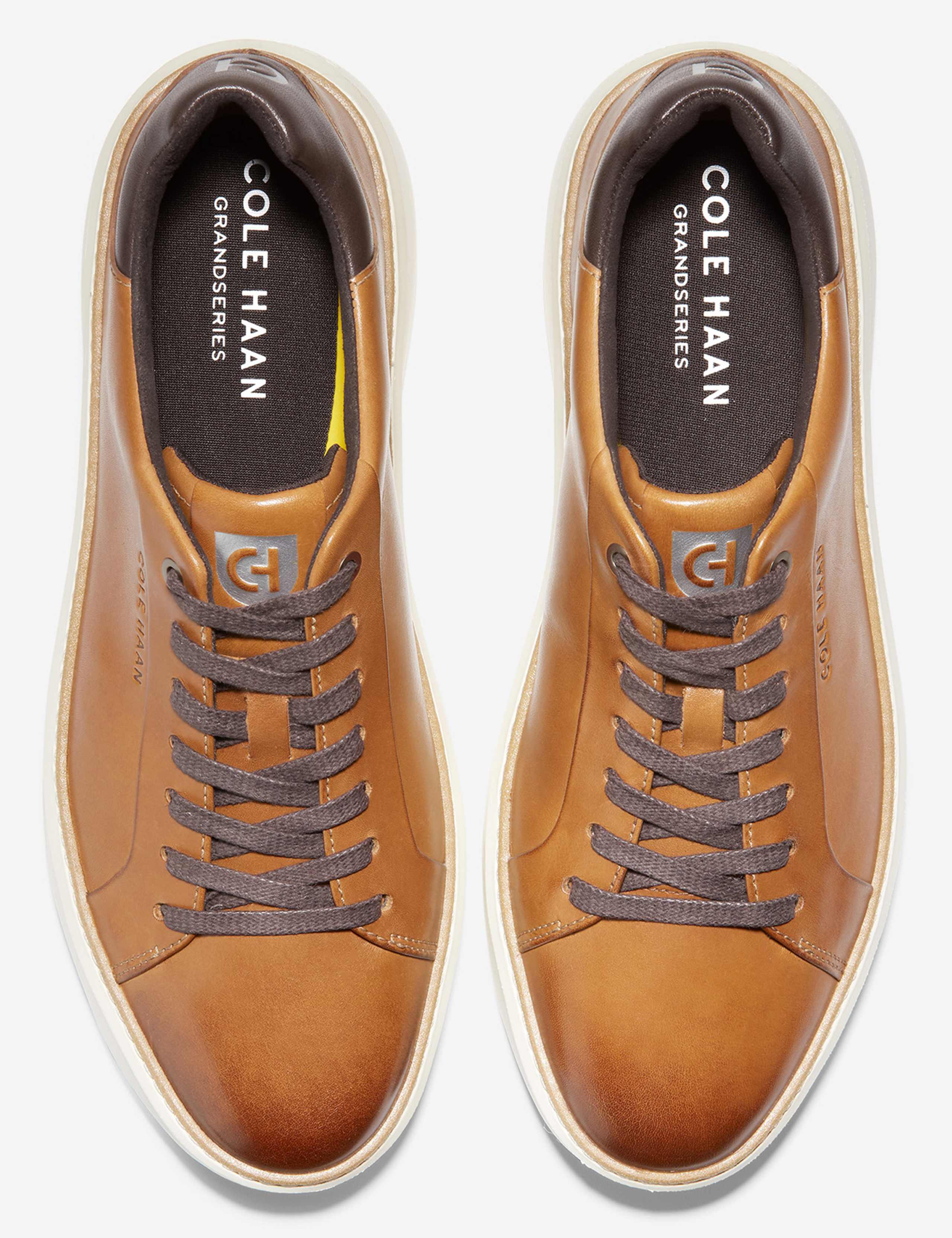 Grandpro Topspin Leather Lace Up Trainers 5 of 6