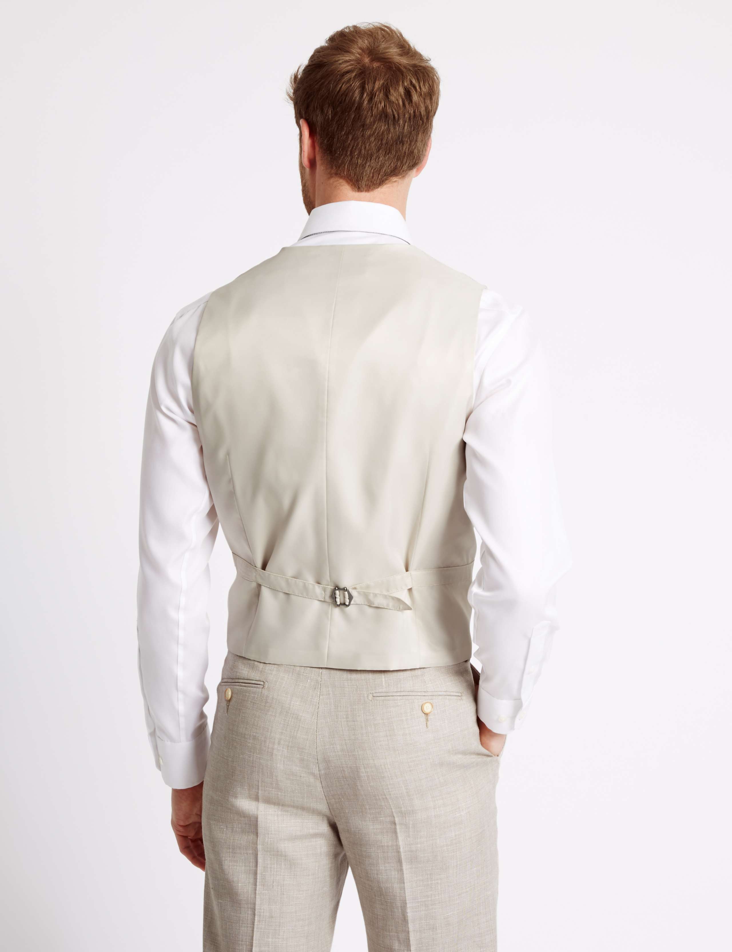 Linen Miracle Regular Fit Waistcoat 3 of 5