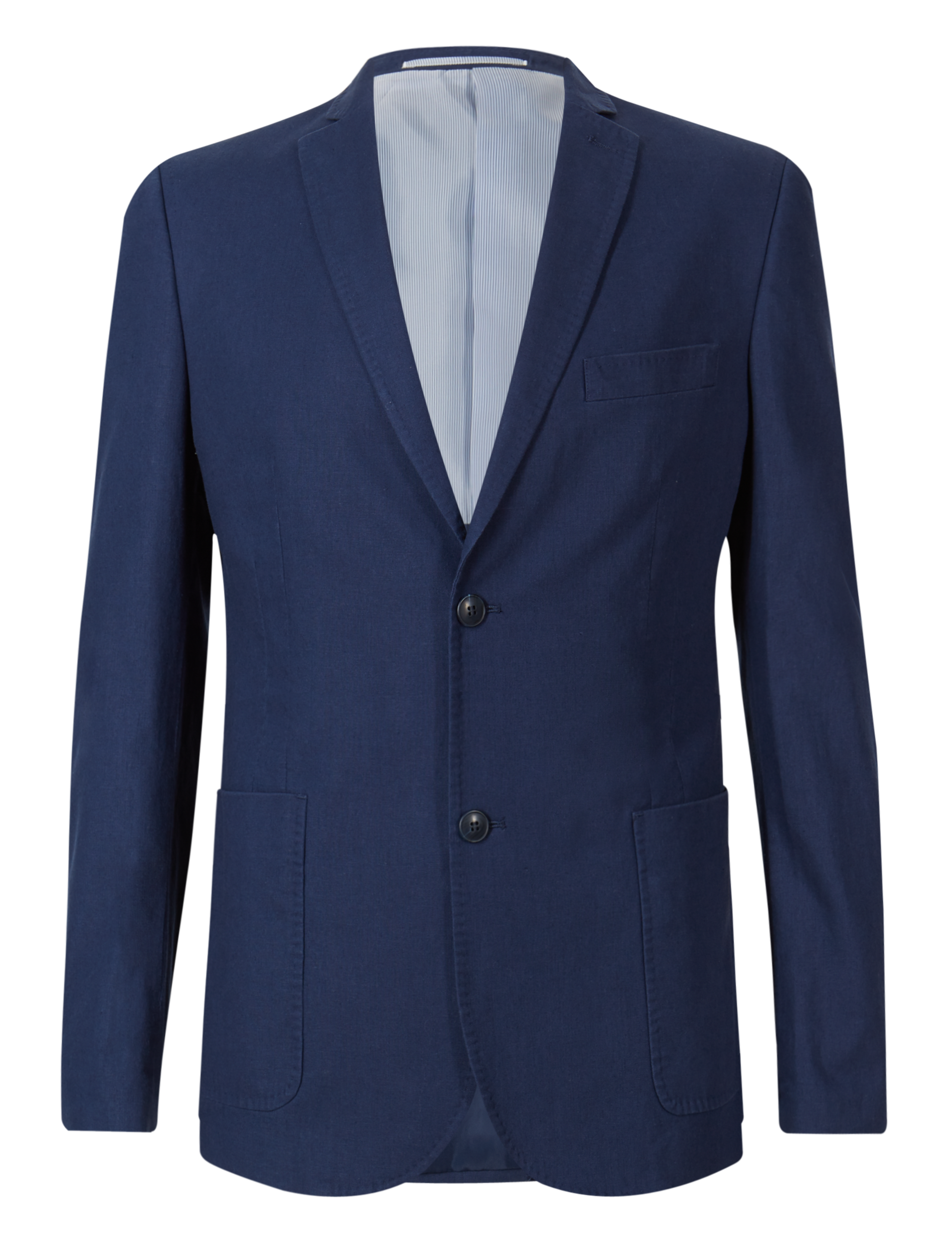 Linen Blend Slim Fit 2 Button Jacket 2 of 9