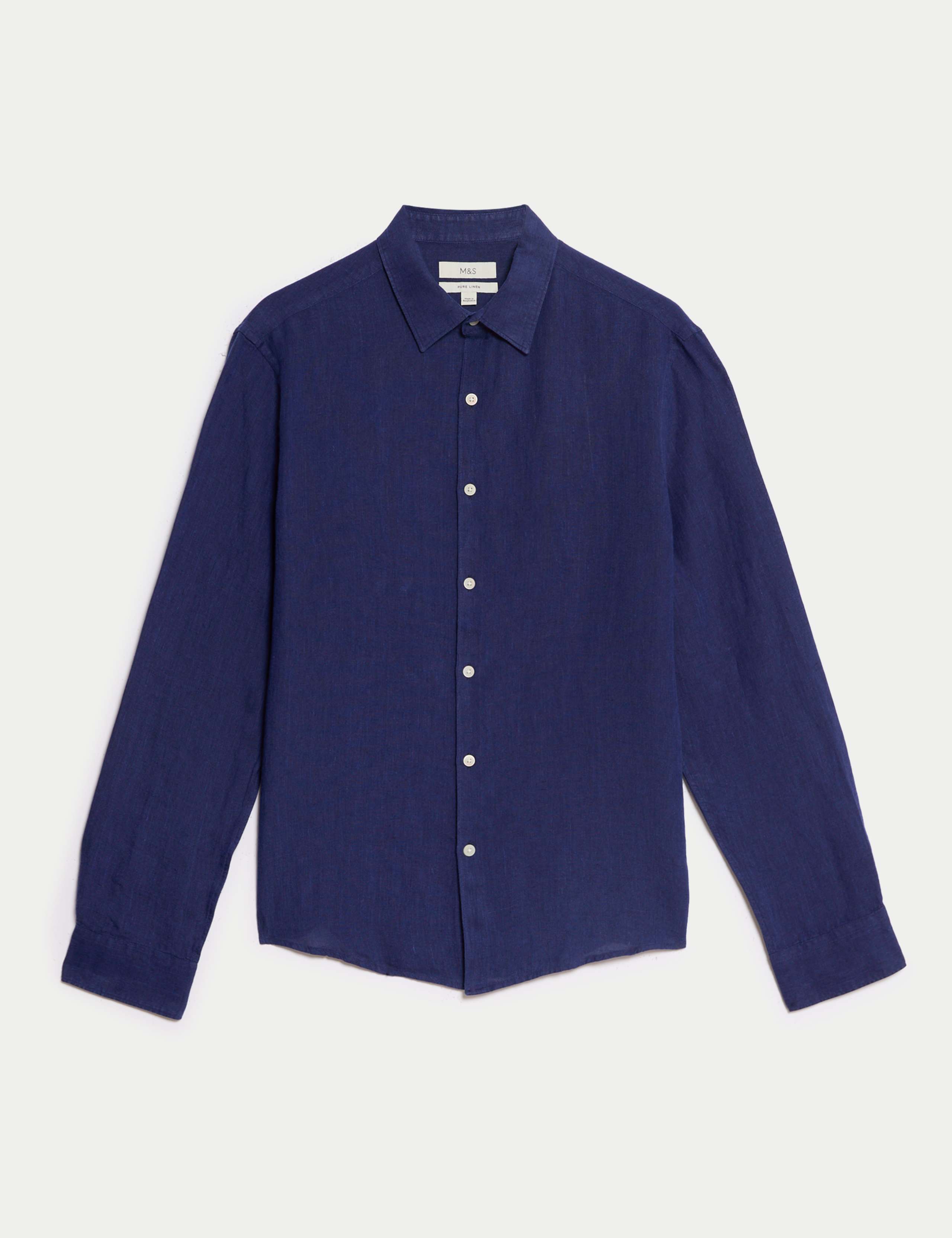 Regular Fit Pure Linen Shirt 2 of 5