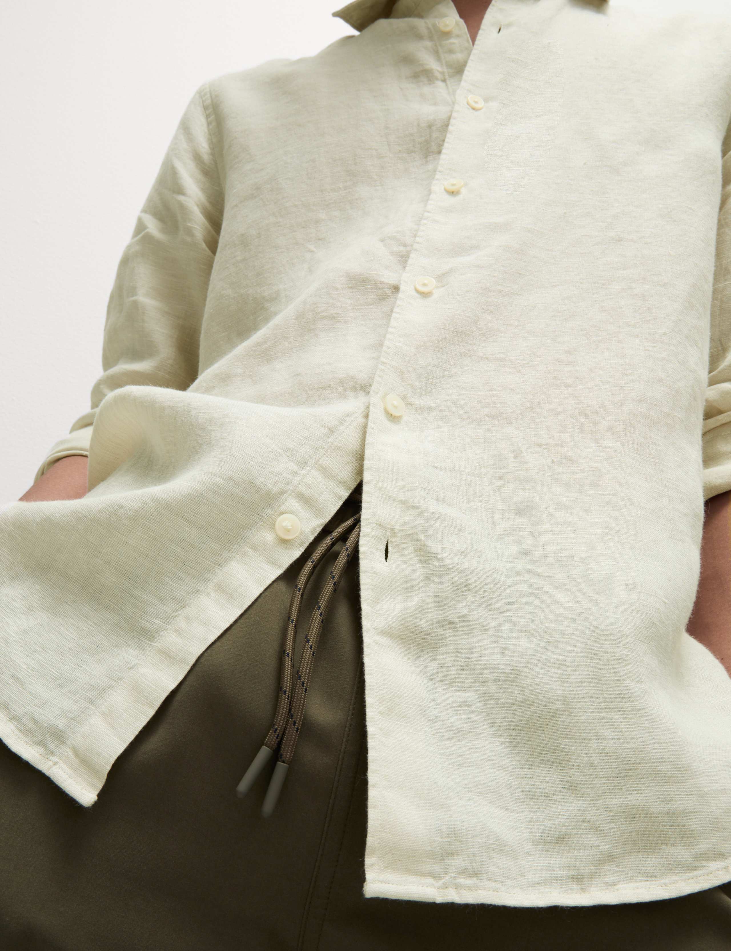 Regular Fit Pure Linen Shirt 3 of 6