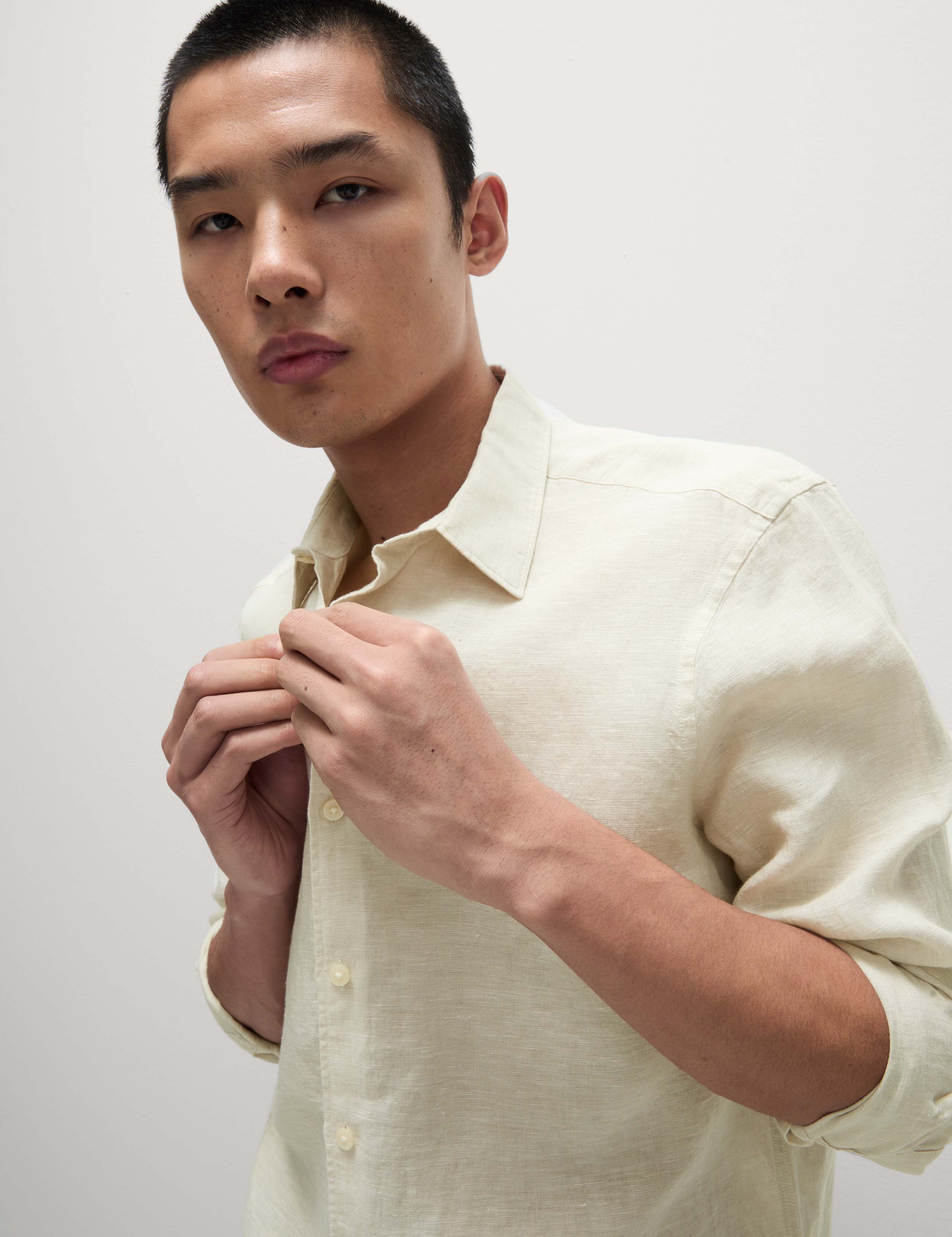 Regular Fit Pure Linen Shirt 5 of 6