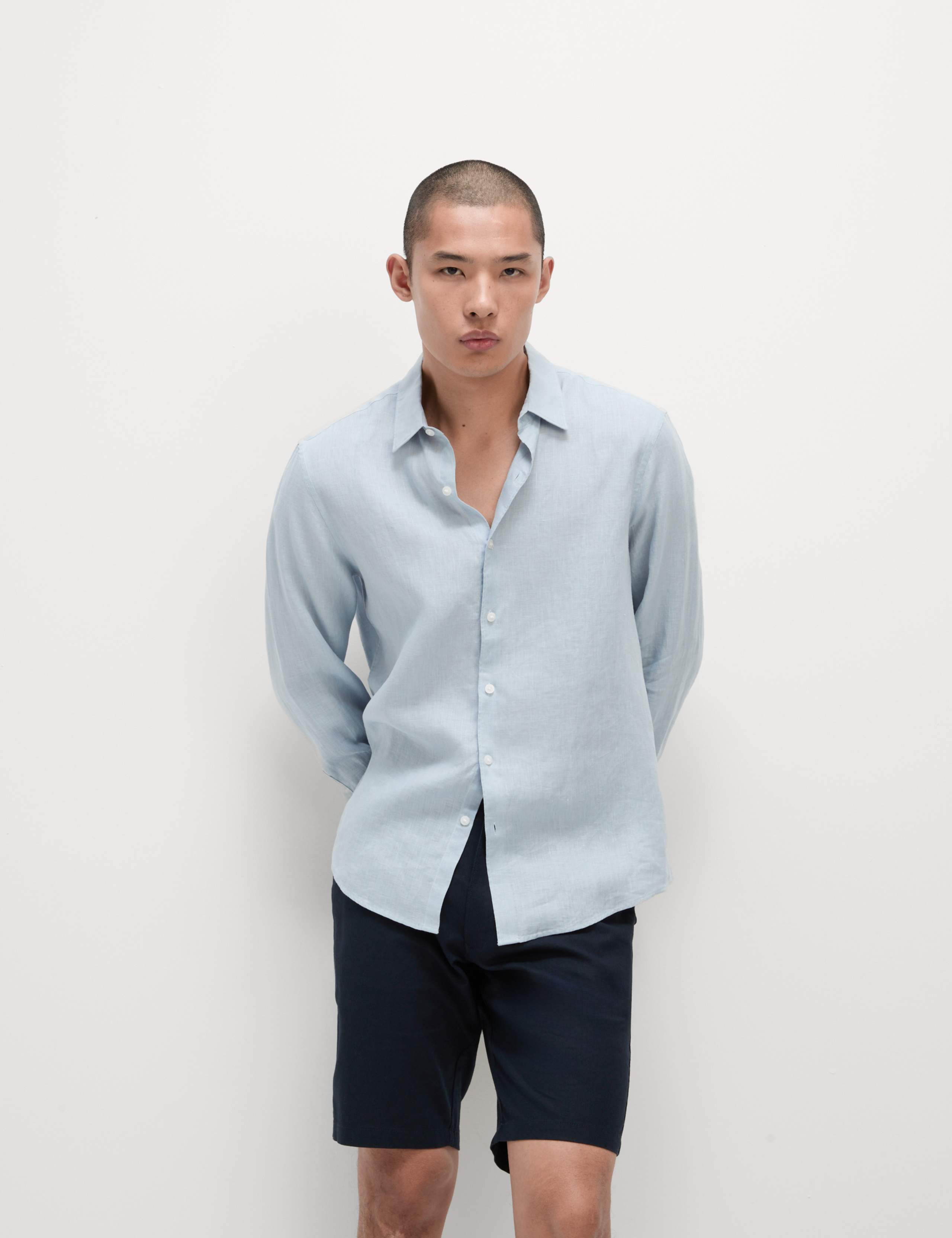 Regular Fit Pure Linen Shirt 5 of 6