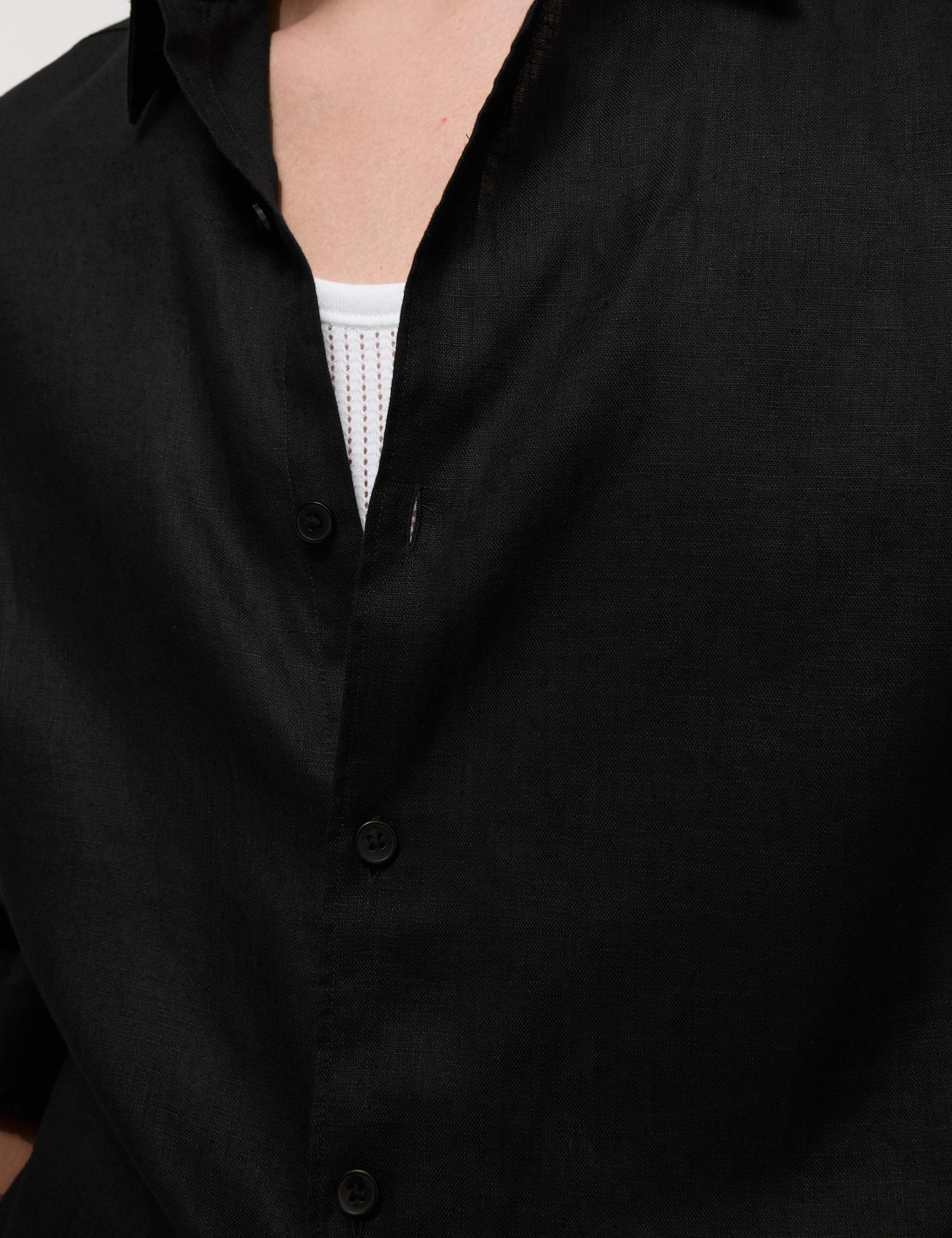 Regular Fit Pure Linen Shirt 6 of 6