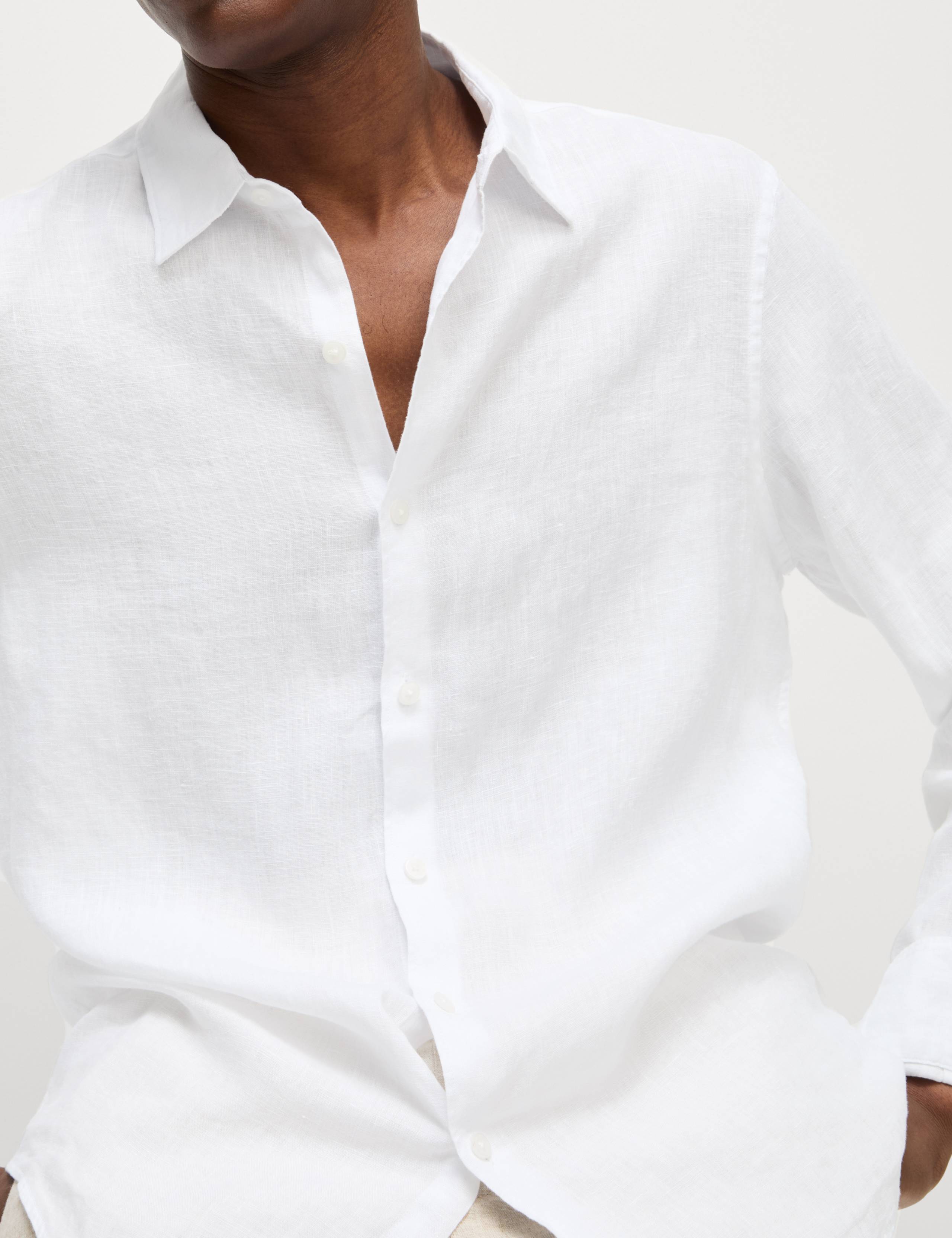 Regular Fit Pure Linen Shirt 5 of 6