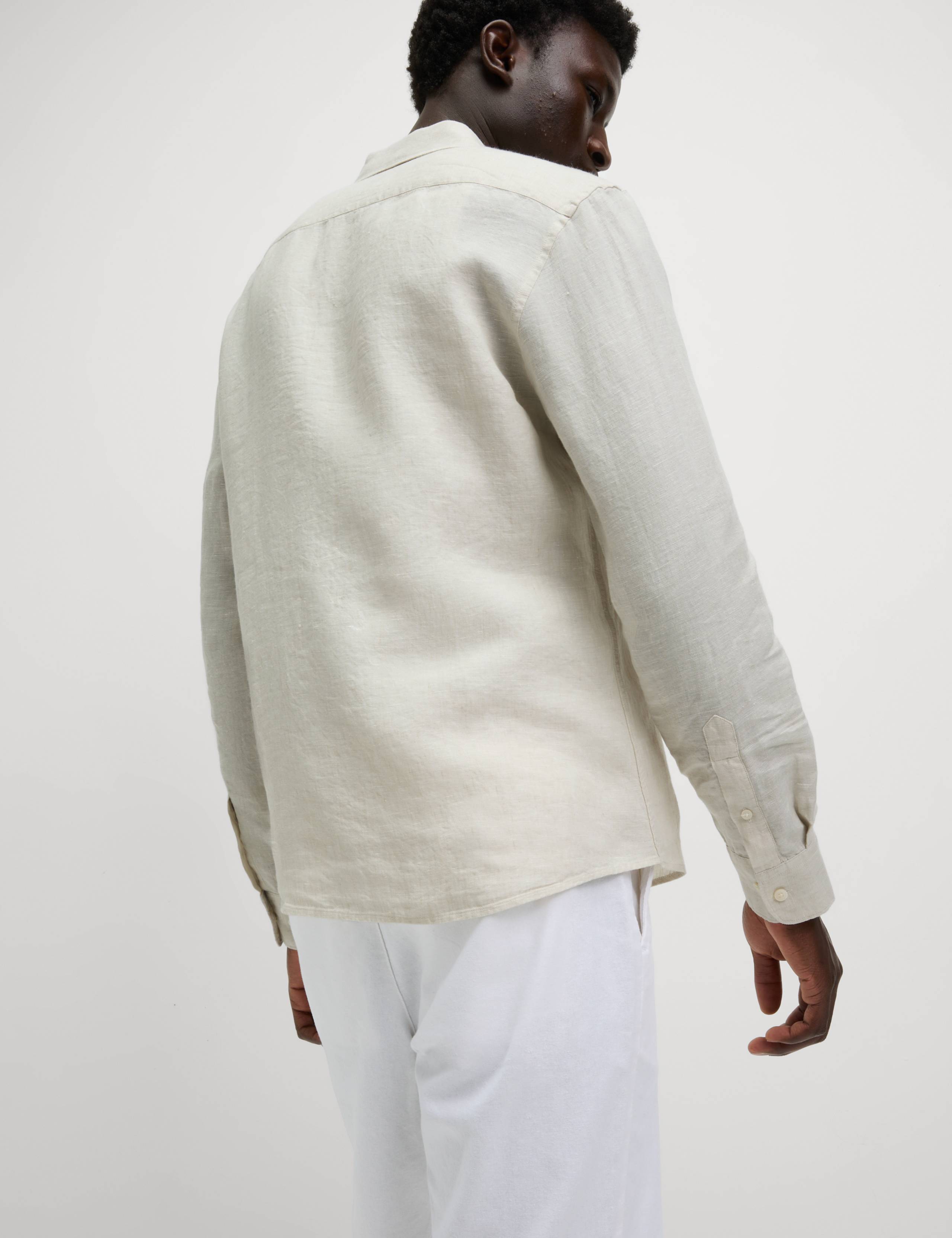 Slim Fit Pure Linen Shirt 4 of 5