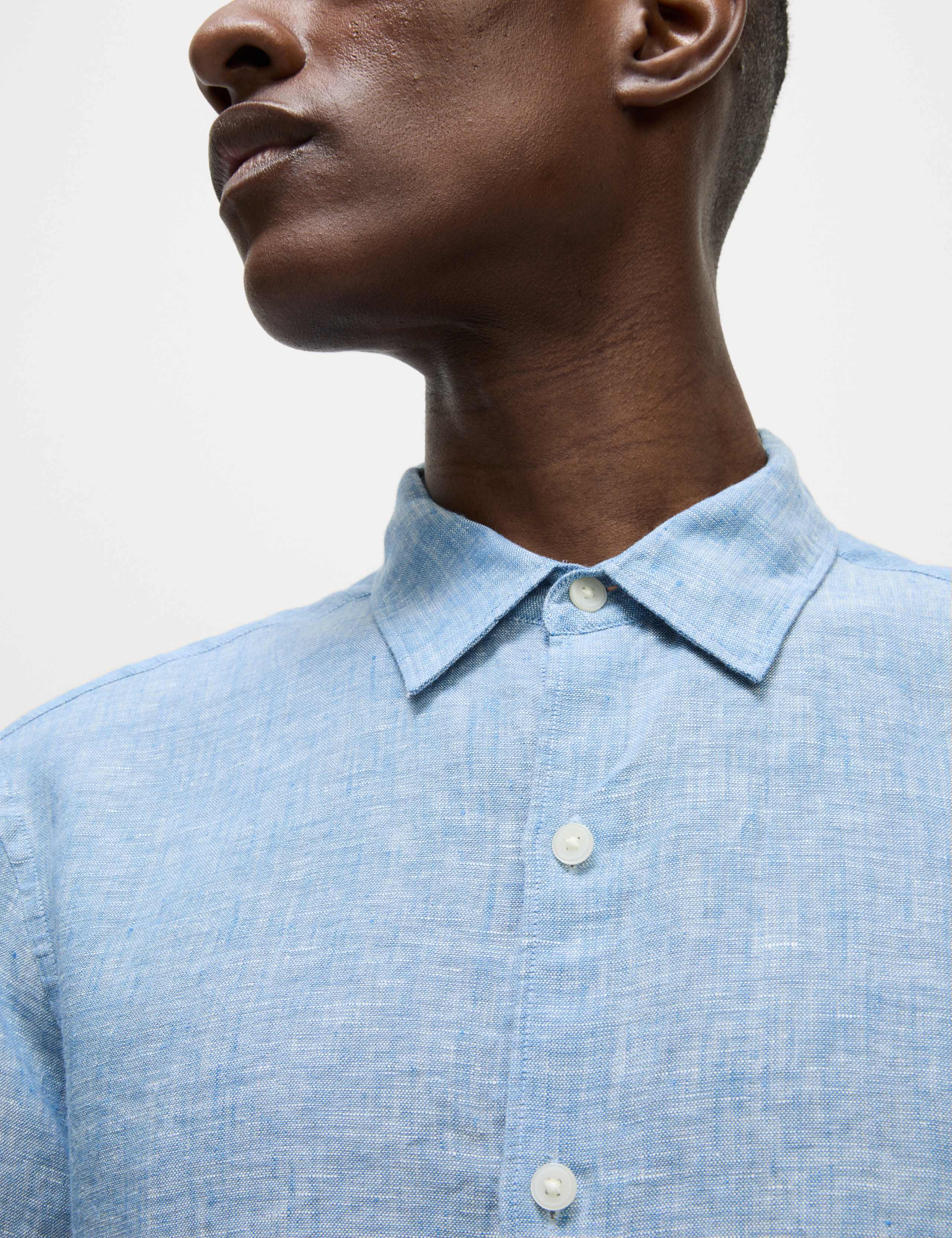 Slim Fit Pure Linen Shirt 4 of 5
