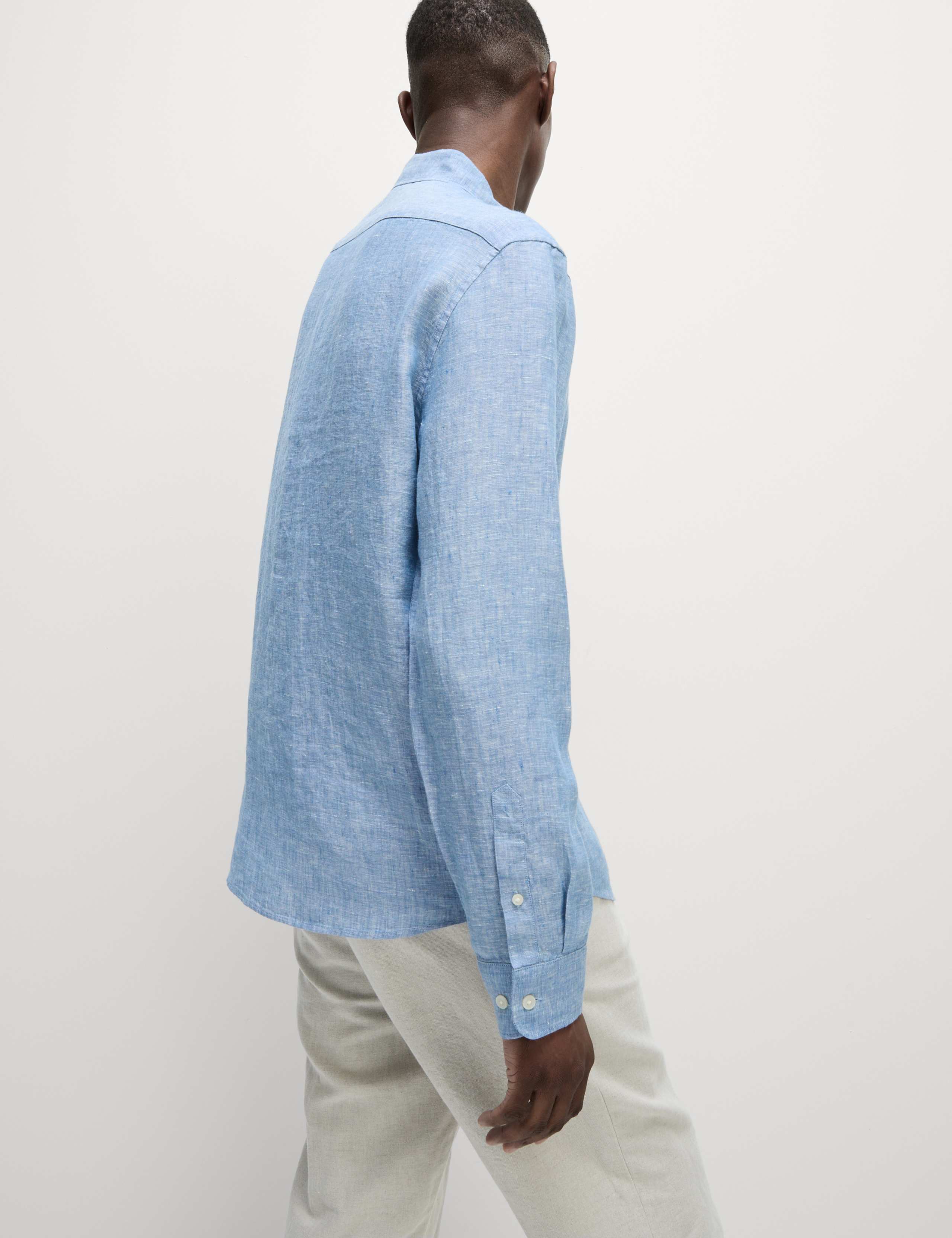 Slim Fit Pure Linen Shirt 5 of 5