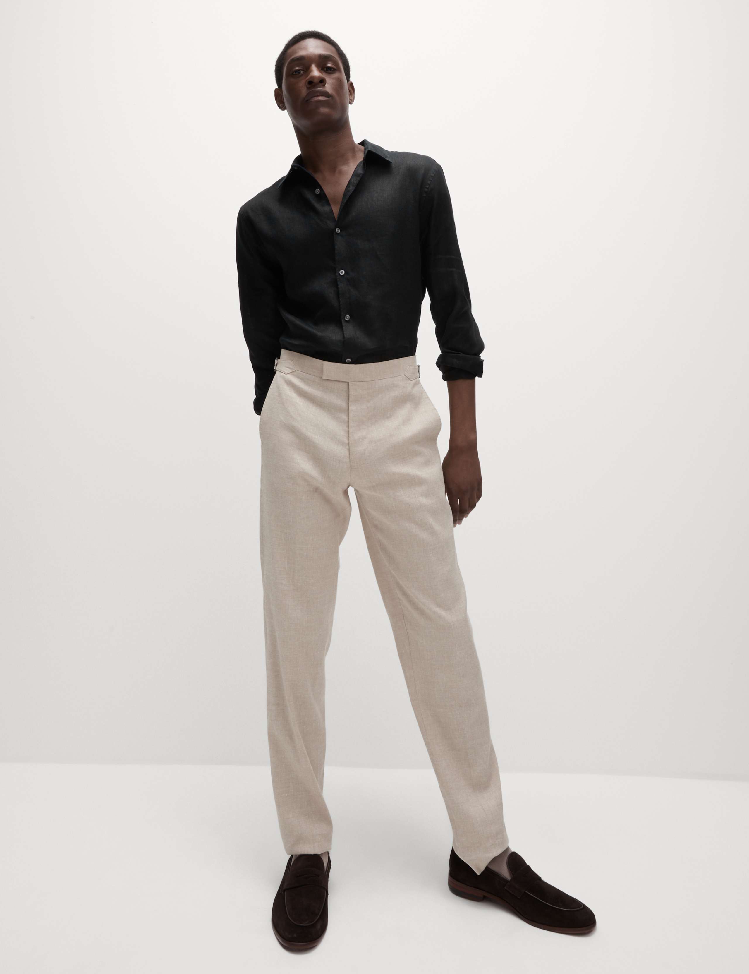 Slim Fit Pure Linen Shirt 5 of 6