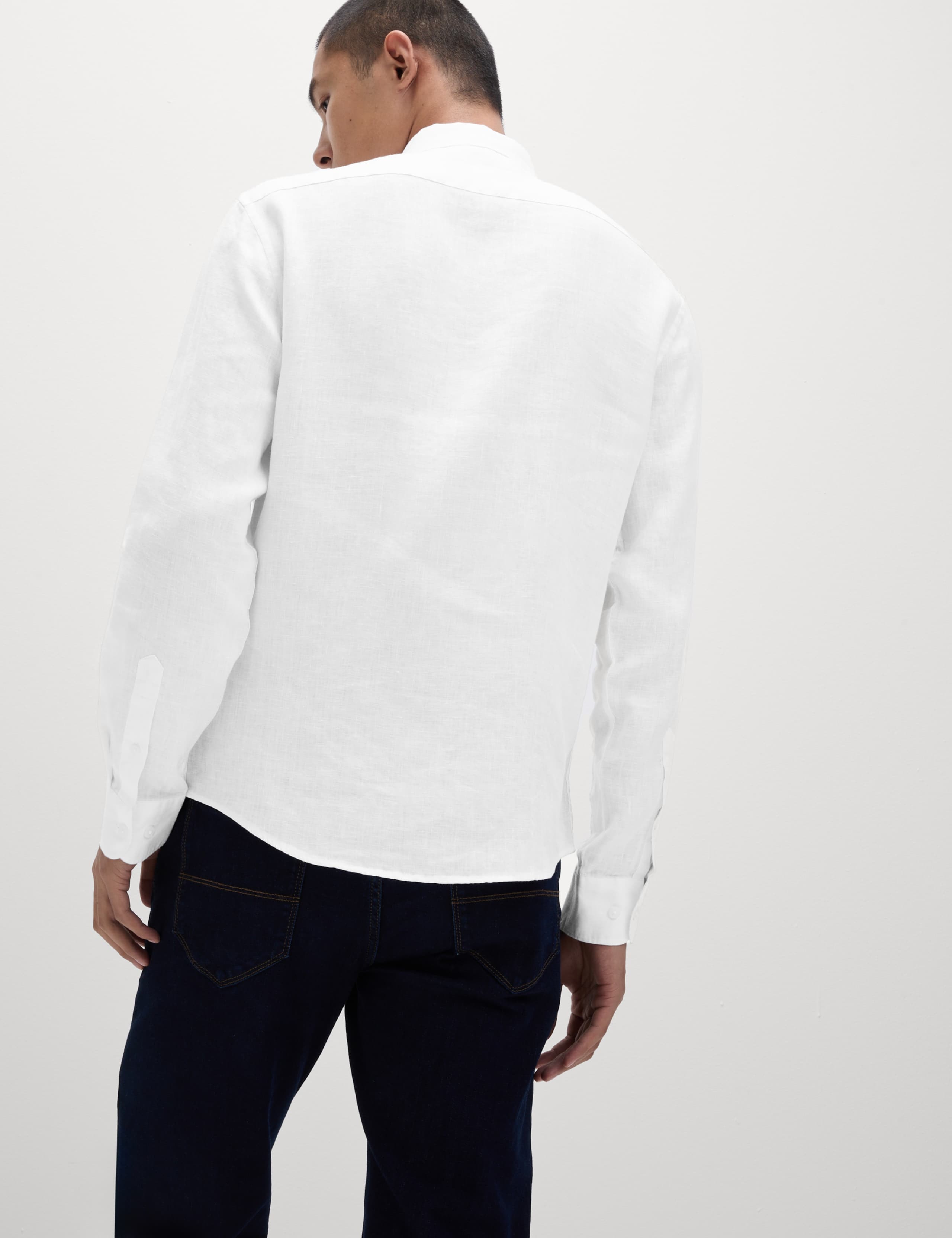 Slim Fit Pure Linen Shirt 6 of 6