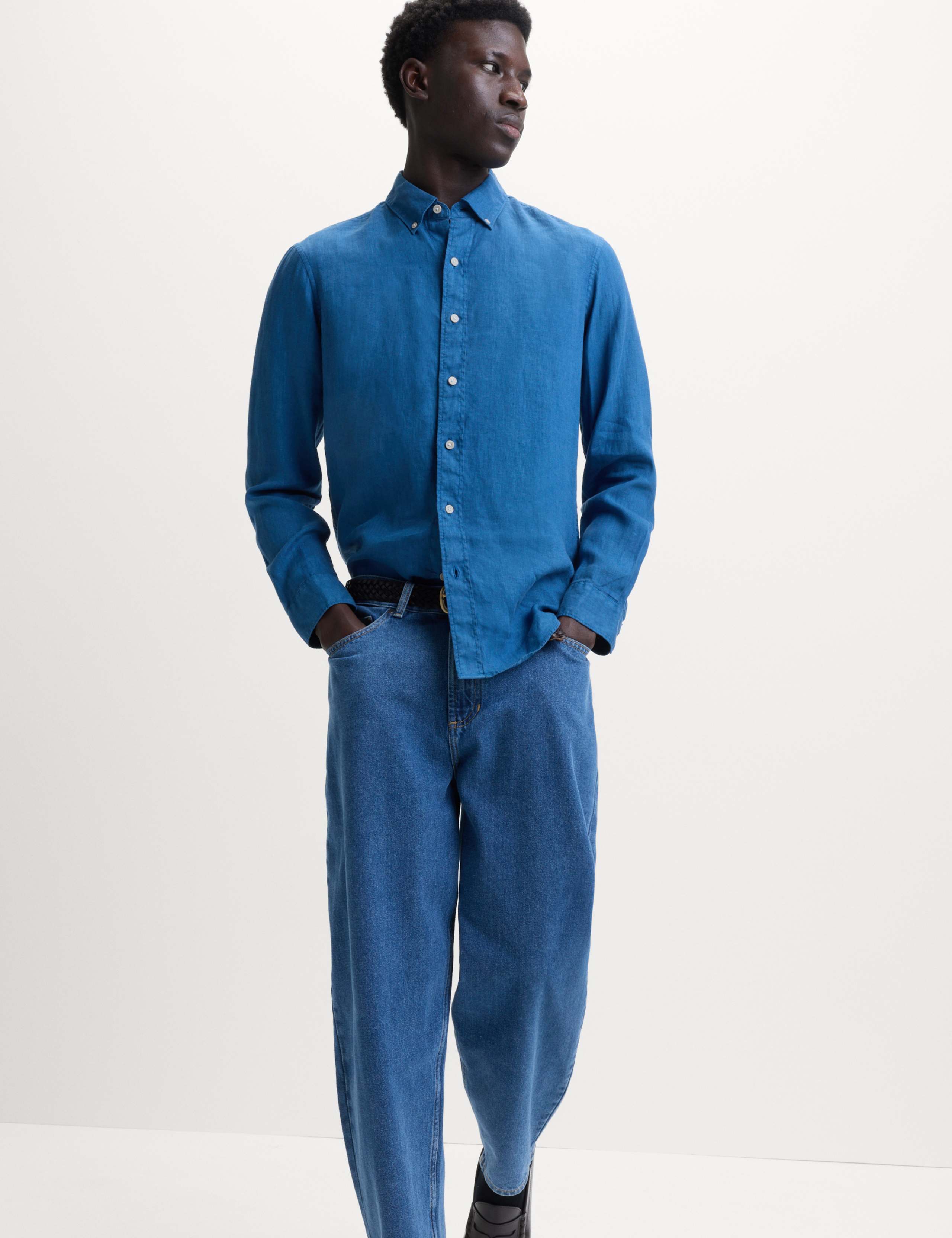 Pure Linen Garment Dye Shirt 5 of 6