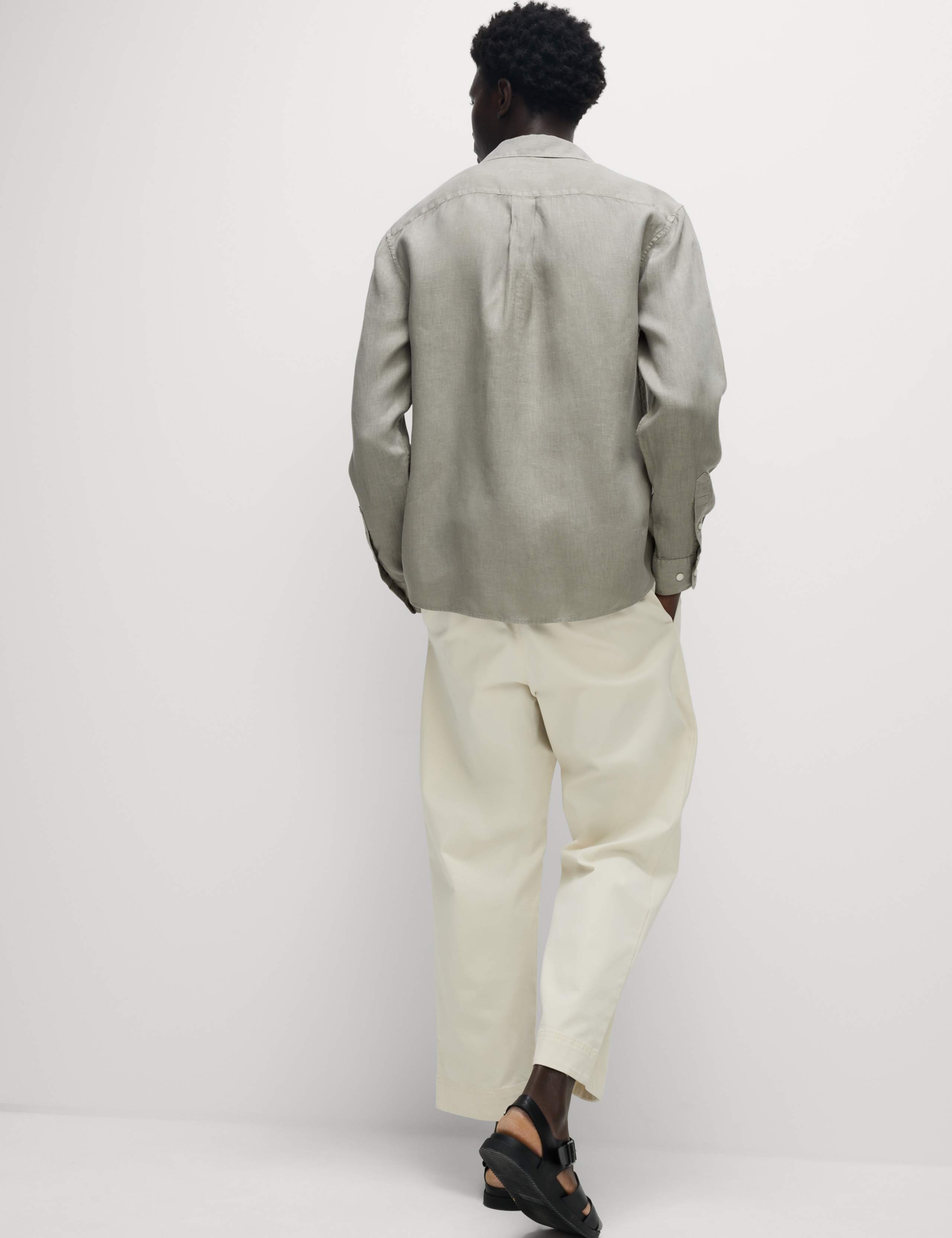Pure Linen Garment Dye Shirt 4 of 6